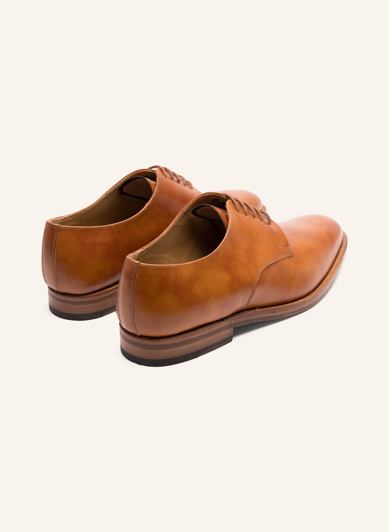 HEINRICH DINKELACKER Schnürer LUZERN PLAIN TC: COGNAC