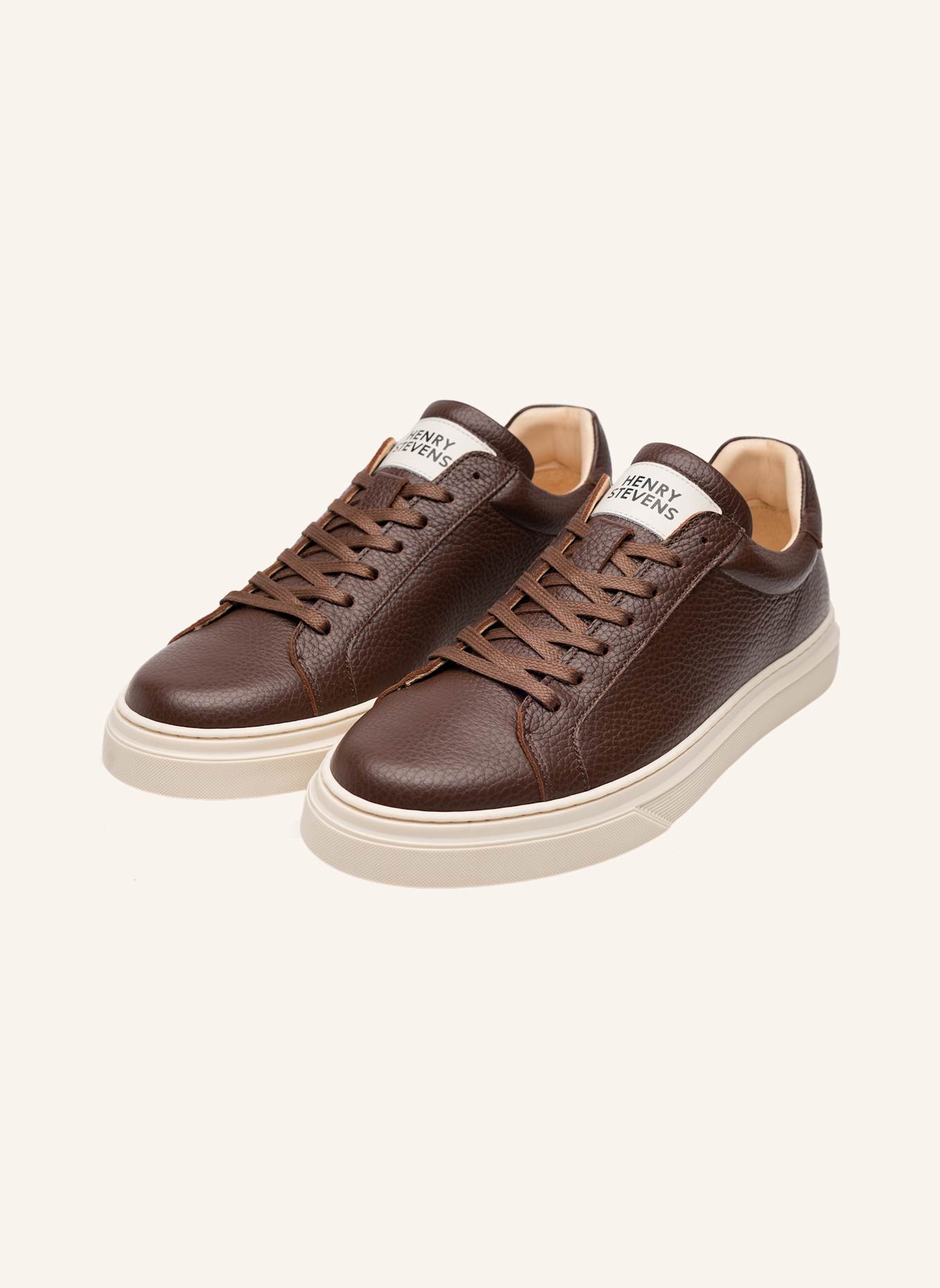 Henry Stevens Sneaker TRAVIS S1: DUNKELBRAUN