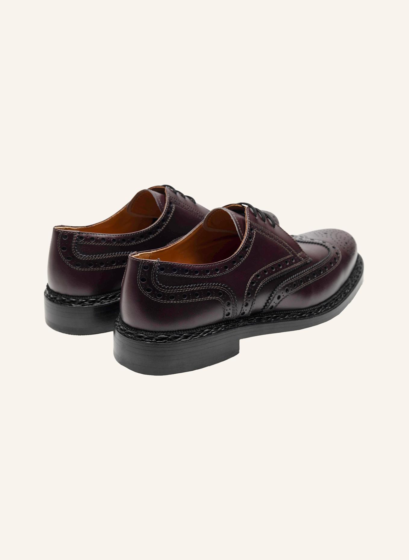HEINRICH DINKELACKER Schnürer BUDA FULL-BROGUE BC: DUNKELROT