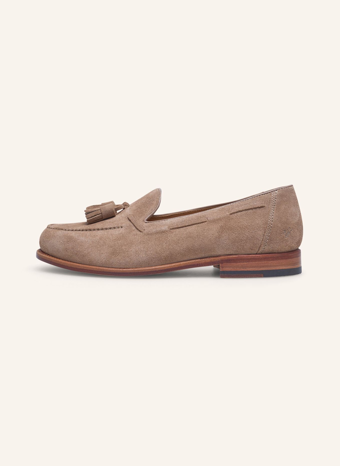 HEINRICH DINKELACKER Loafer WIEN PLAIN TASSEL V: BEIGE