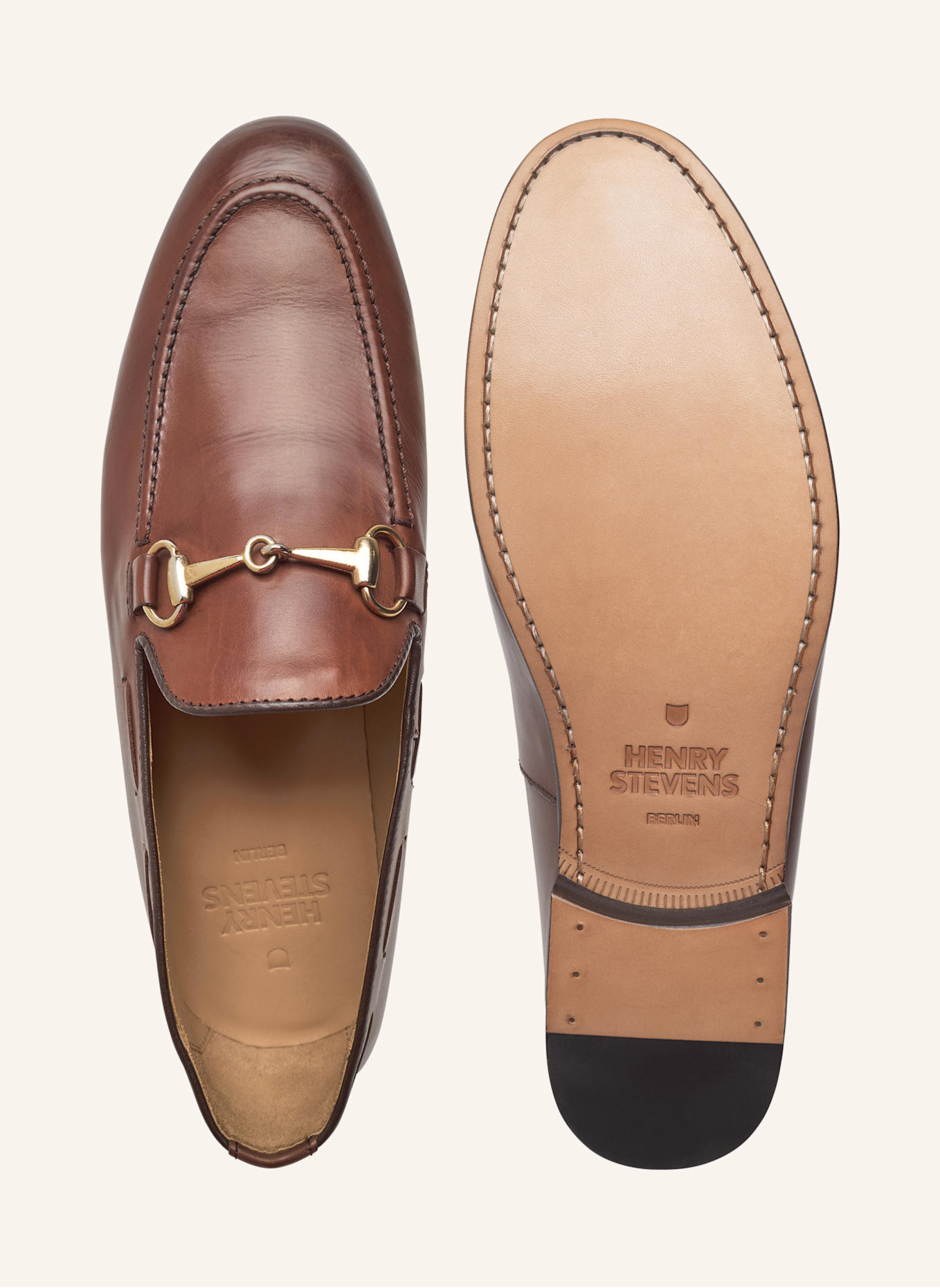 Henry Stevens Loafer MAXWELL HL: BRAUN