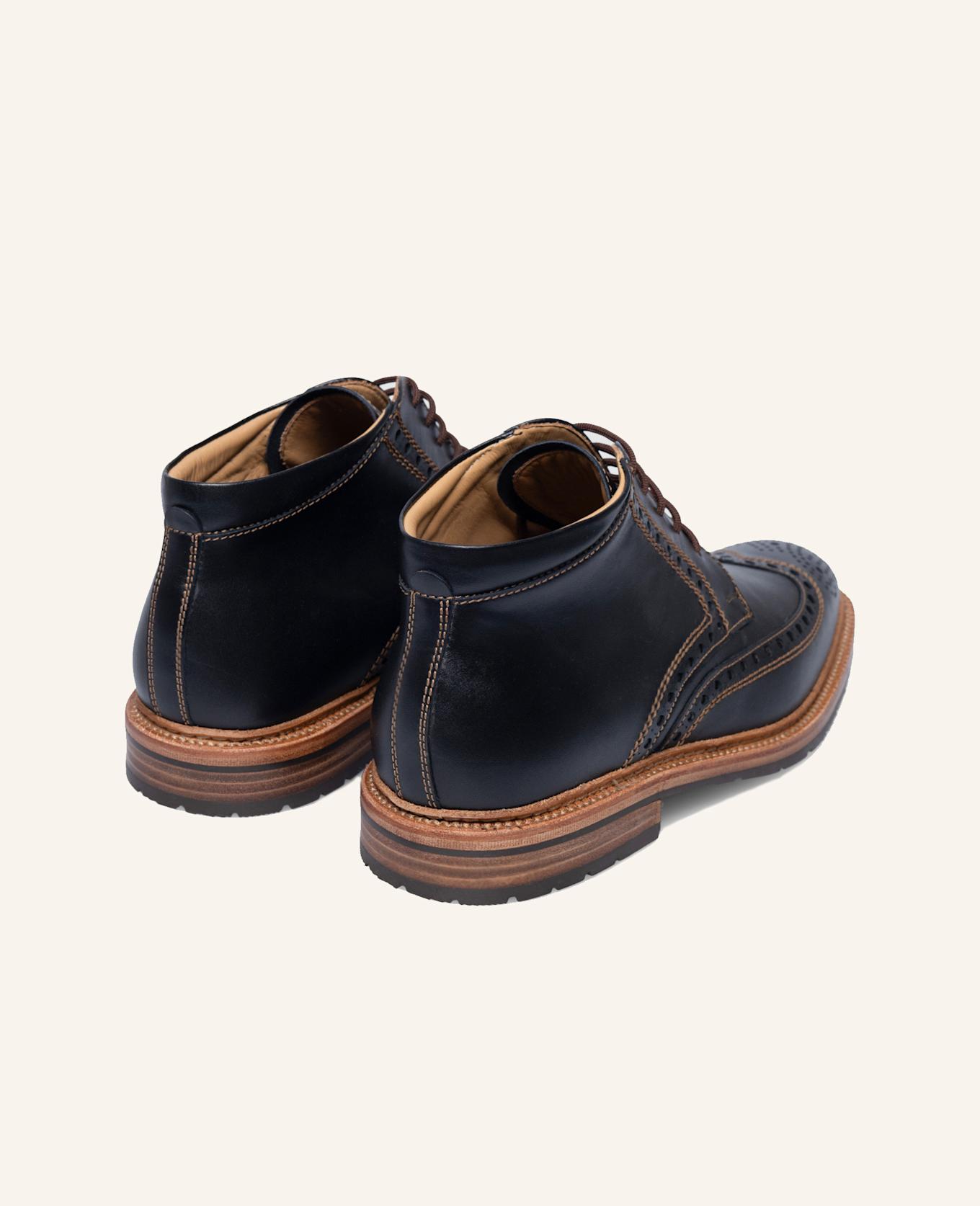 HEINRICH DINKELACKER Boots LUZERN FULL-BROGUE SC: SCHWARZ