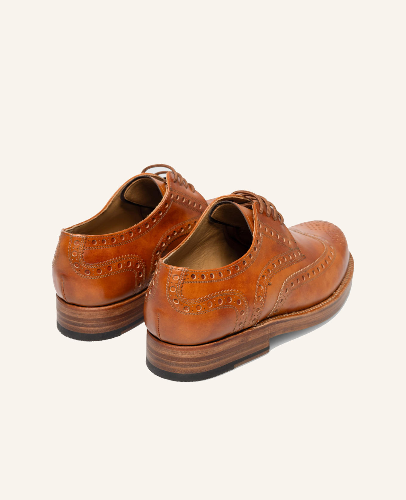 HEINRICH DINKELACKER Schnürer RIO FULL-BROGUE TC: COGNAC