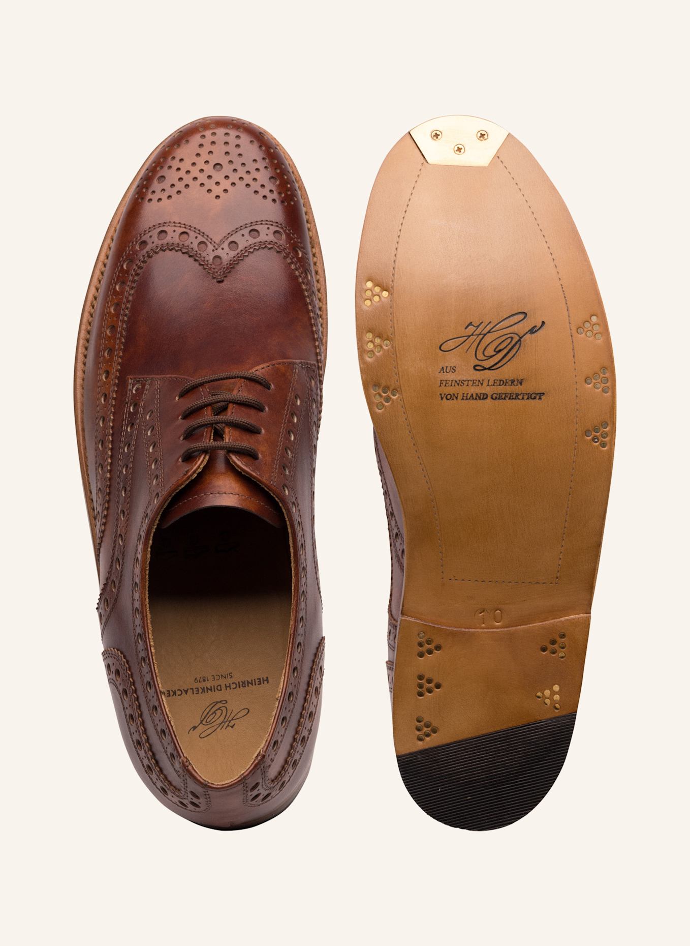 HEINRICH DINKELACKER Schnürer RIO FULL-BROGUE TC: BRAUN