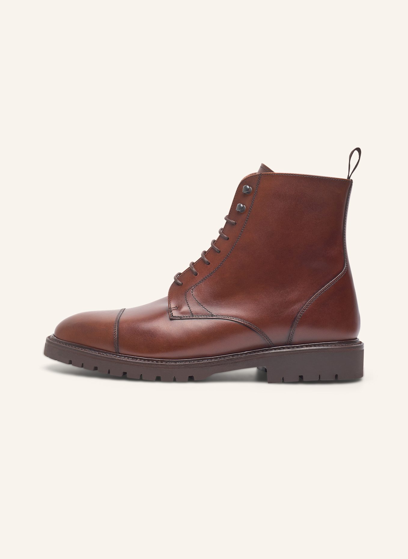 Henry Stevens Schnürboots JONES CDB3: BRAUN