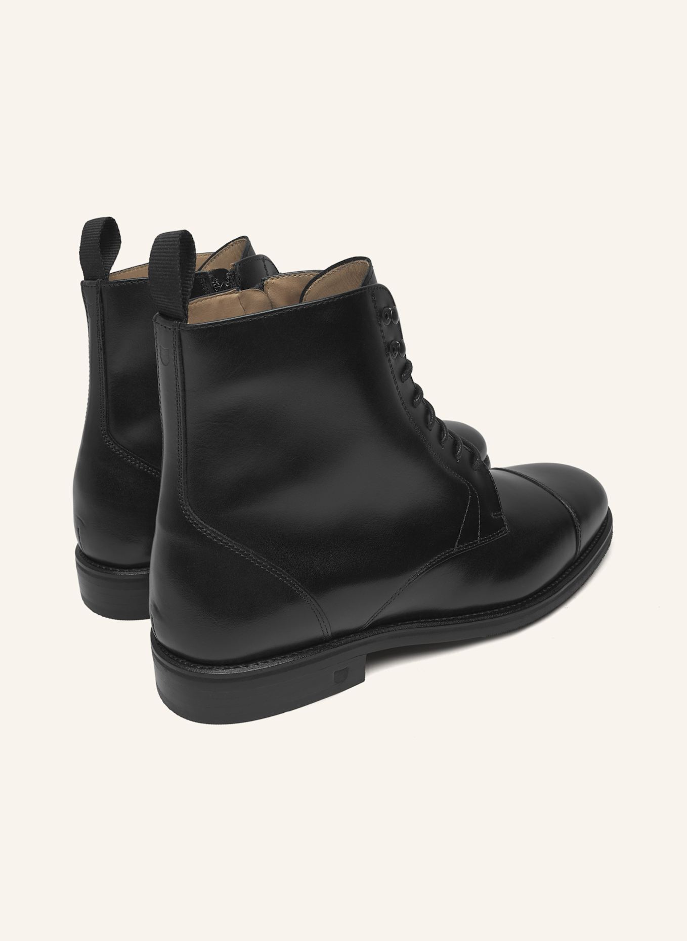 Henry Stevens Schnürboots WINSTON CDB2: SCHWARZ