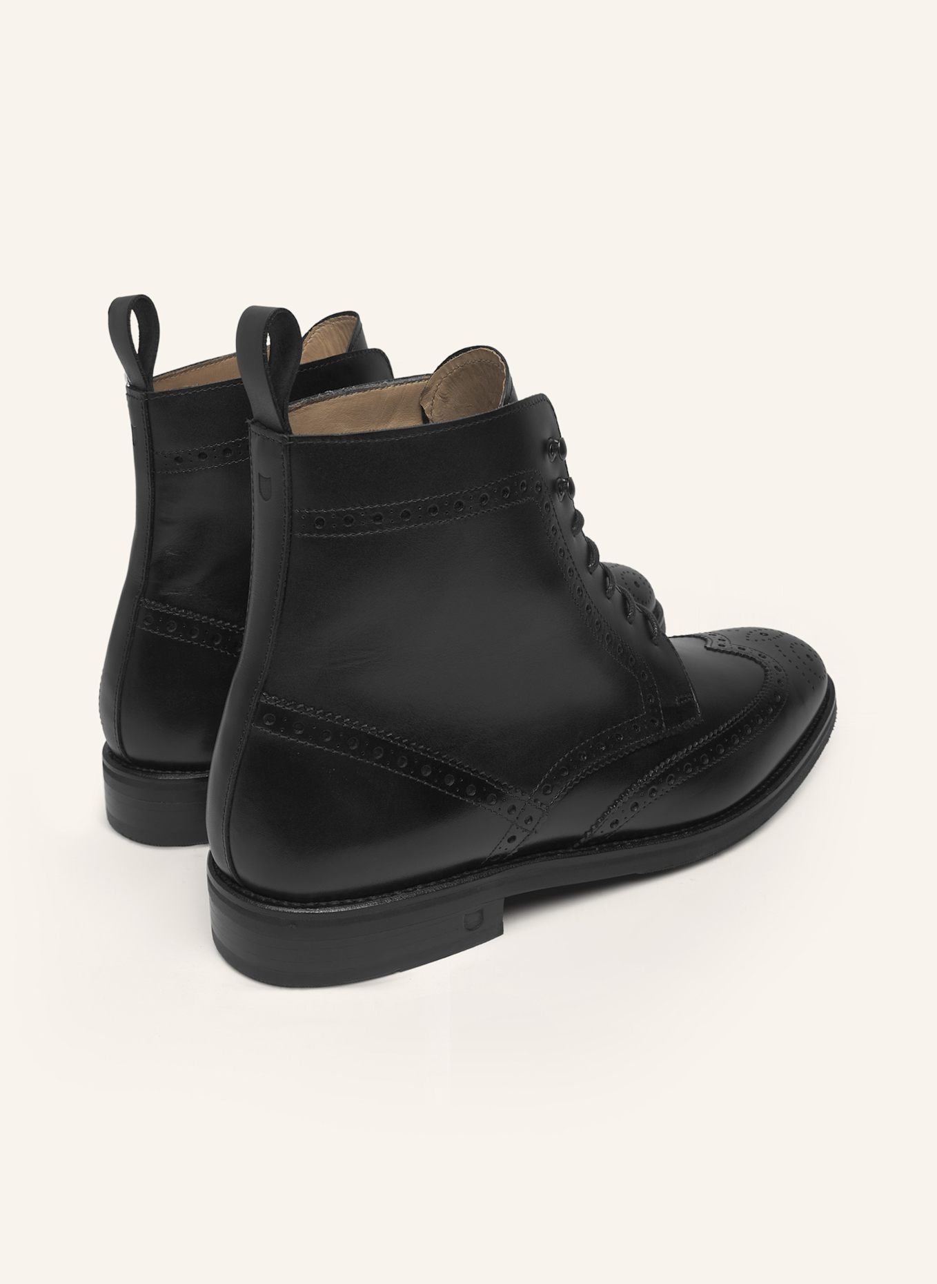 Henry Stevens Schnürboots WINSTON FBDB2: SCHWARZ
