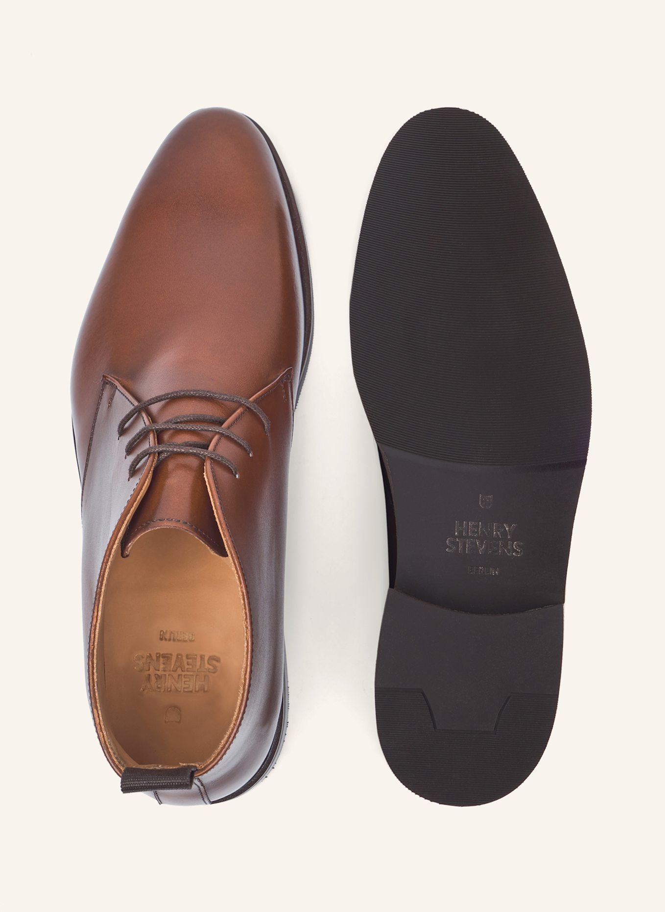 Henry Stevens Schnürboots MARSHALL GB2: BRAUN