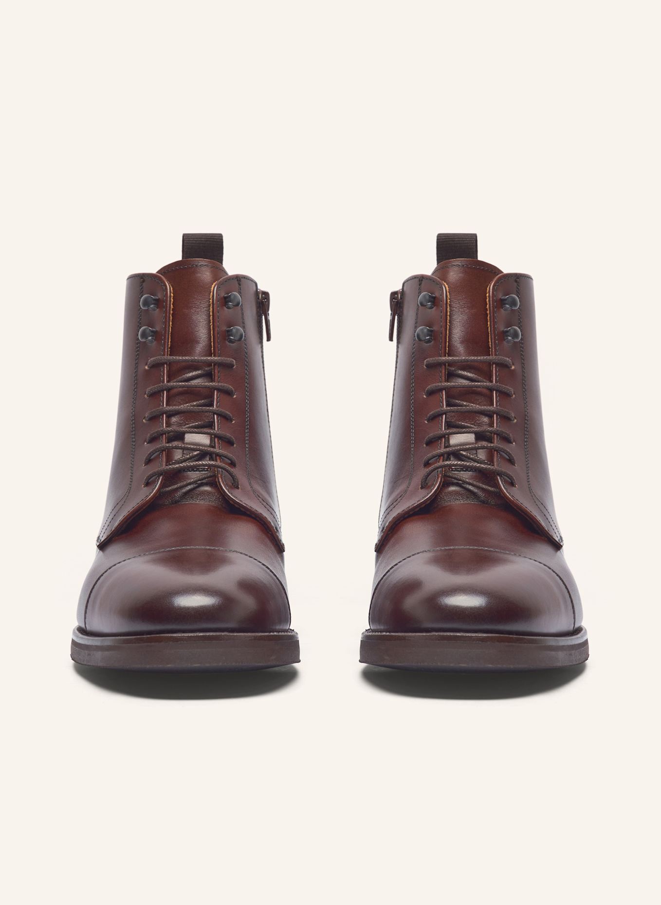 Henry Stevens Schnürboots WINSTON CDB2: DUNKELBRAUN