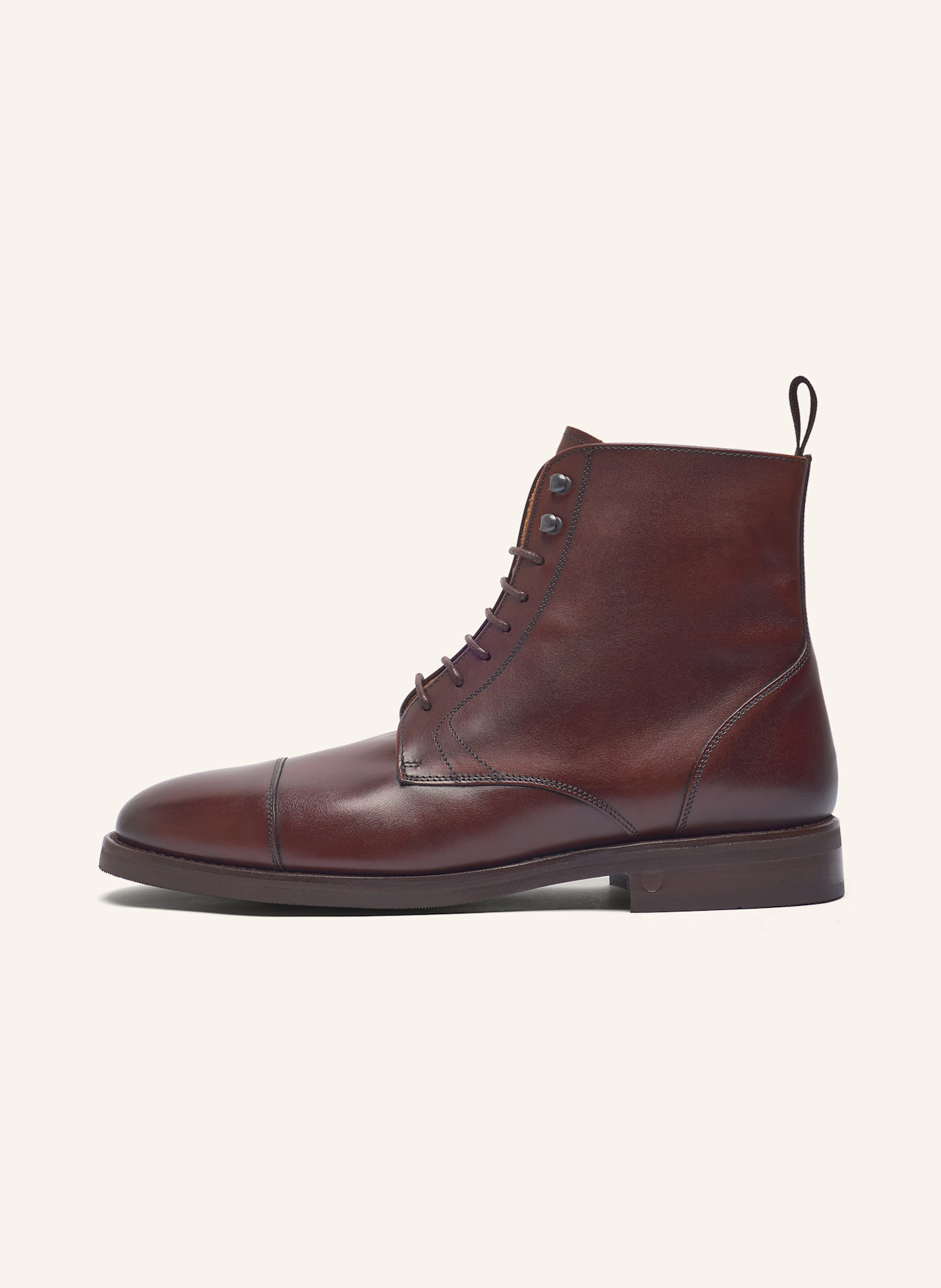 Henry Stevens Schnürboots WINSTON CDB2: DUNKELBRAUN