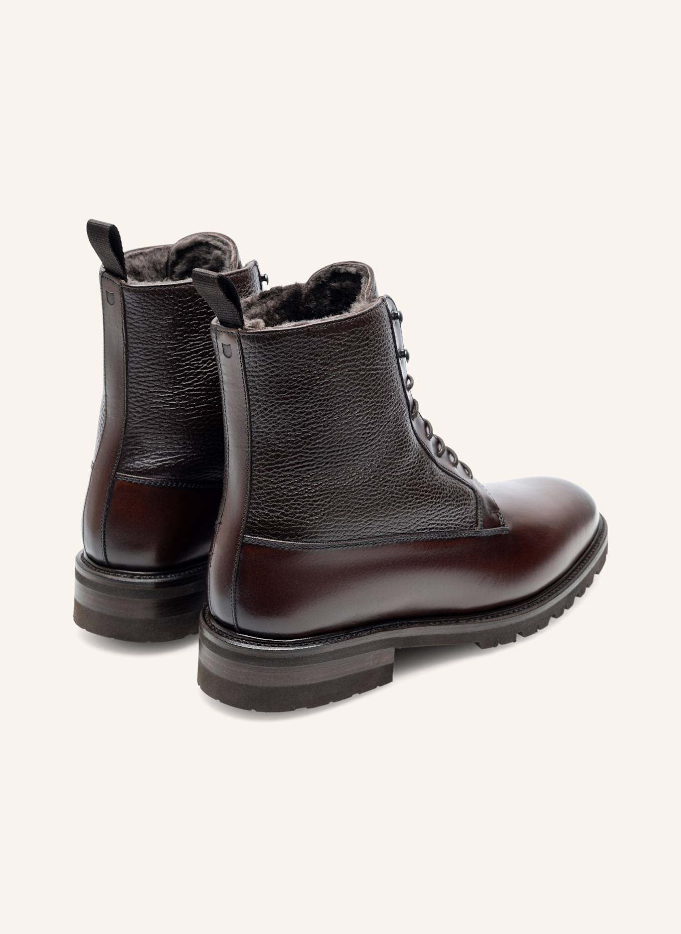 Henry Stevens Schnürboots WINSTON PDB5: DUNKELBRAUN