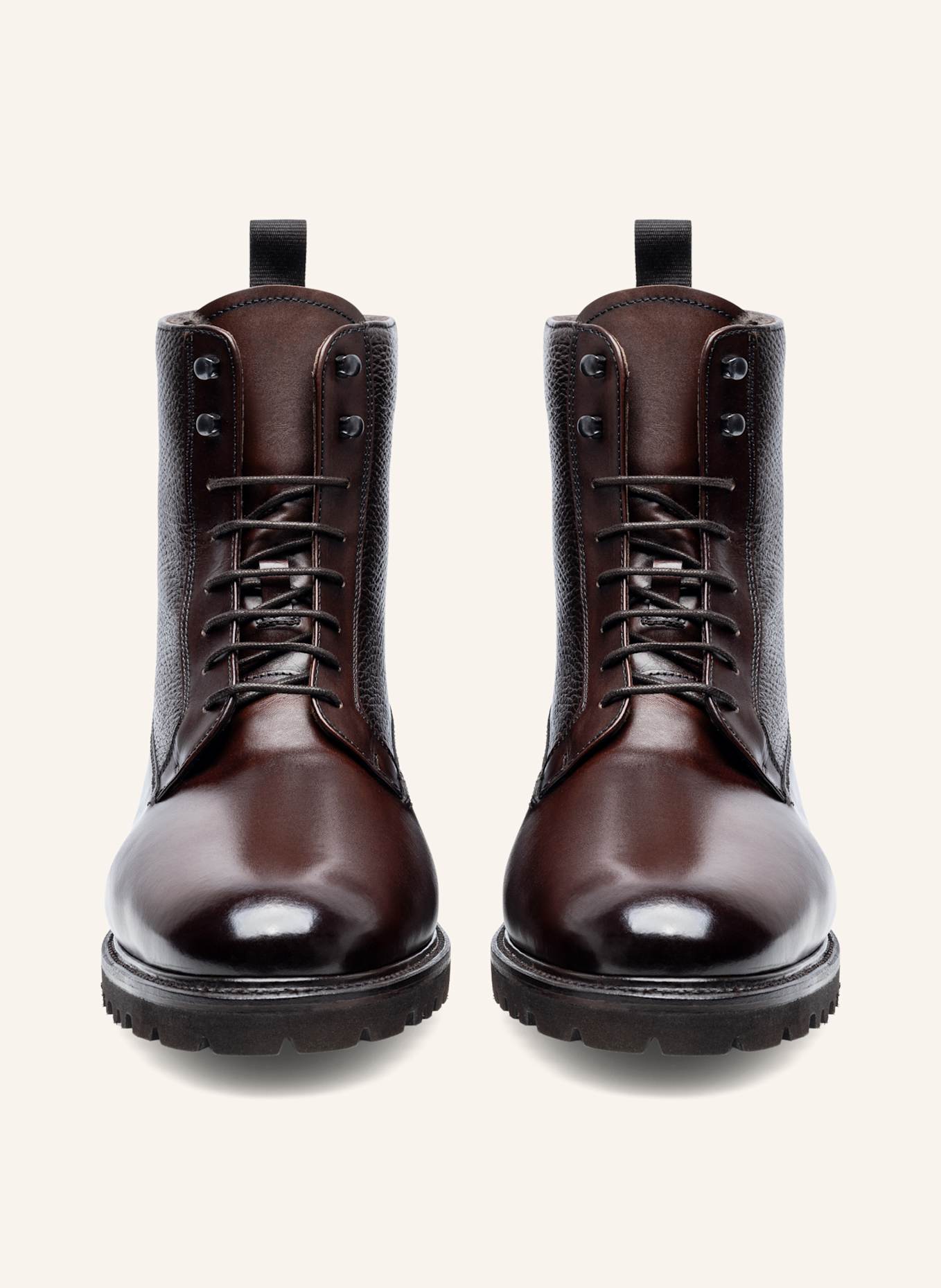 Henry Stevens Schnürboots WINSTON PDB5: DUNKELBRAUN