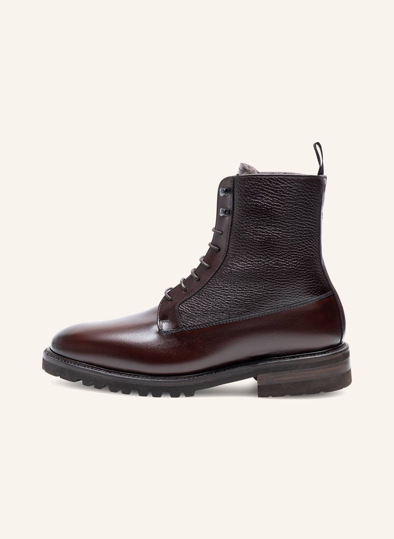 Henry Stevens Schnürboots WINSTON PDB5: DUNKELBRAUN
