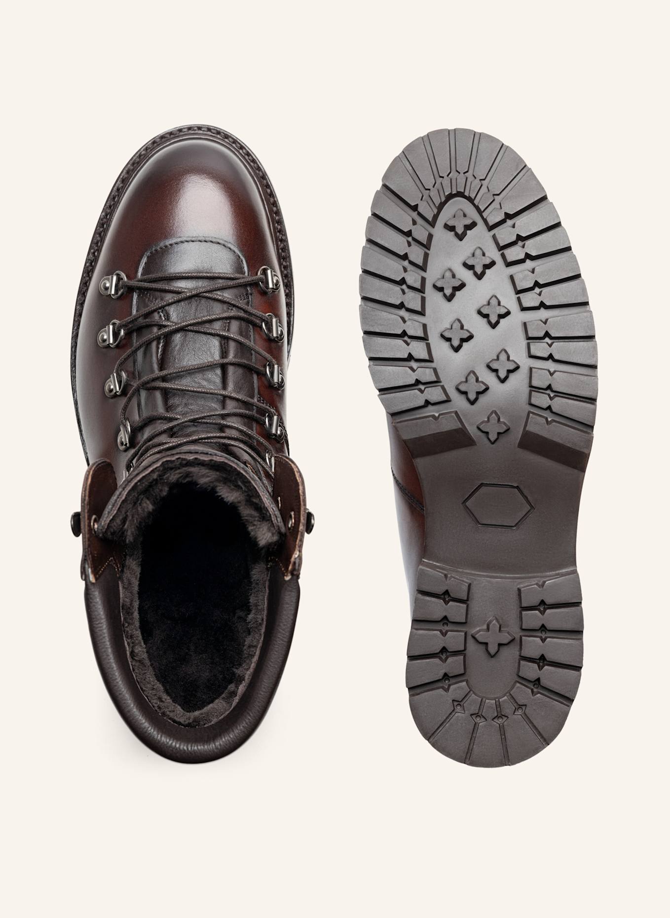 Henry Stevens Schnürboots BARKLEY HB3: DUNKELBRAUN