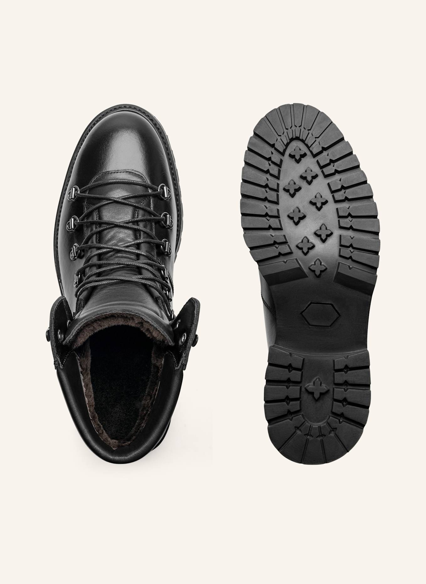 Henry Stevens Schnürboots BARKLEY HB3: SCHWARZ