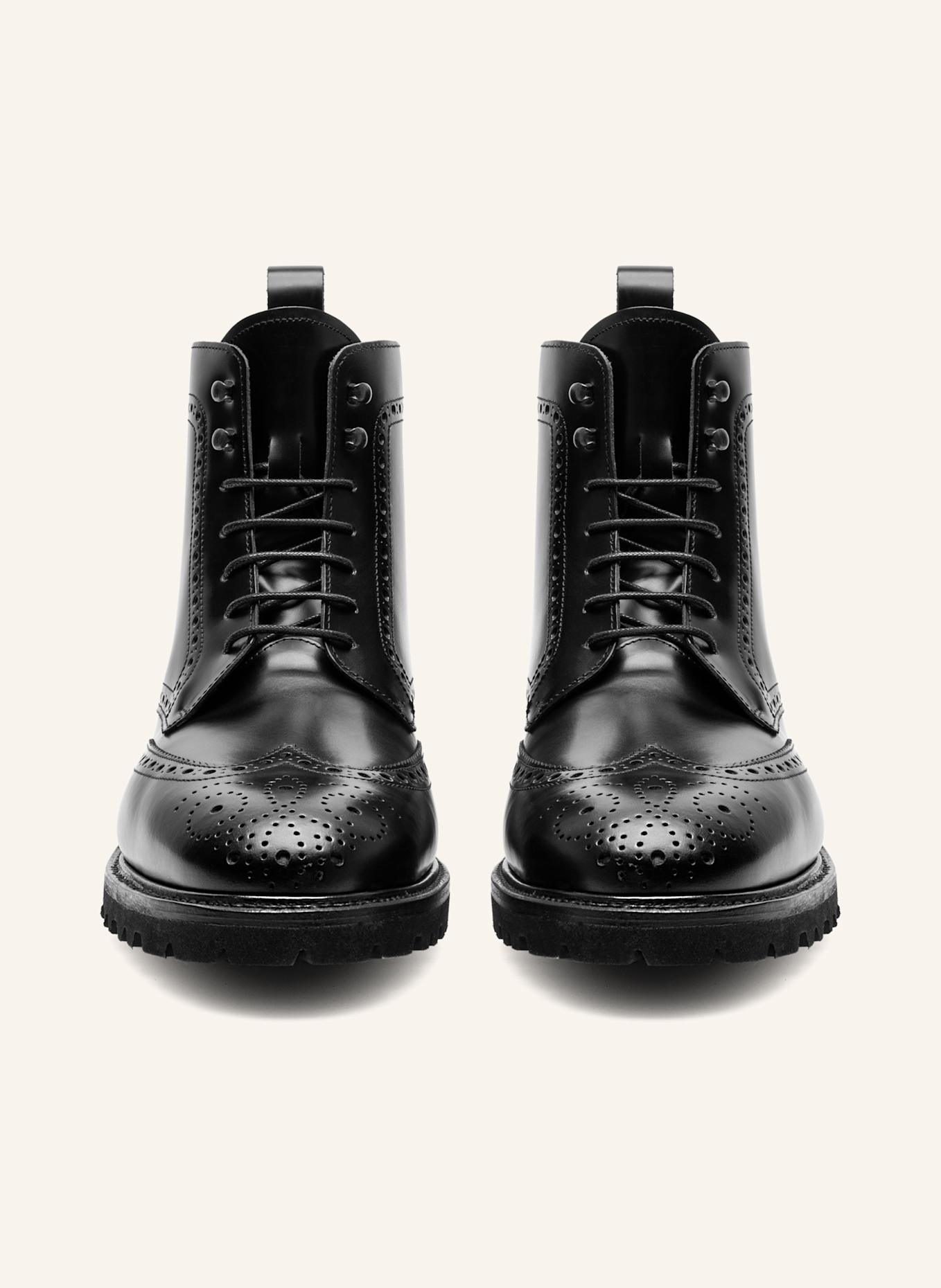 Henry Stevens Schnürboots WINSTON FBDB5: SCHWARZ