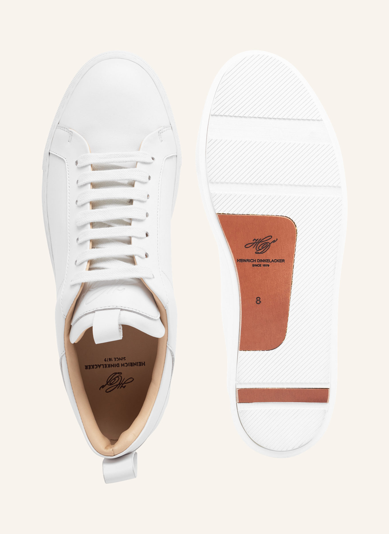 HEINRICH DINKELACKER Sneaker TURIN COURT SNEAKER NP: WEISS