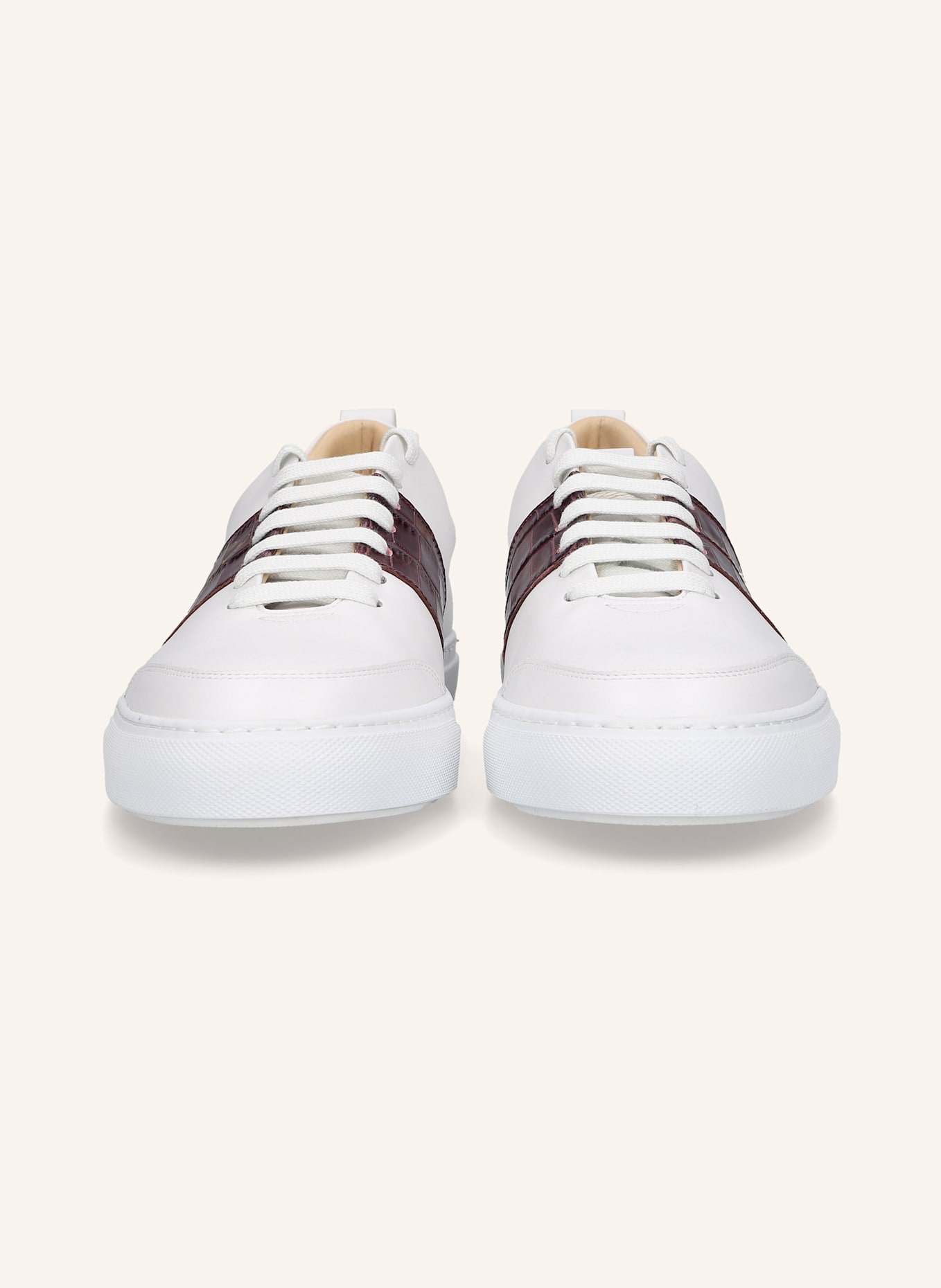 HEINRICH DINKELACKER Sneaker TURIN TENNIS SNEAKER NP: SCHWARZ/ ROT