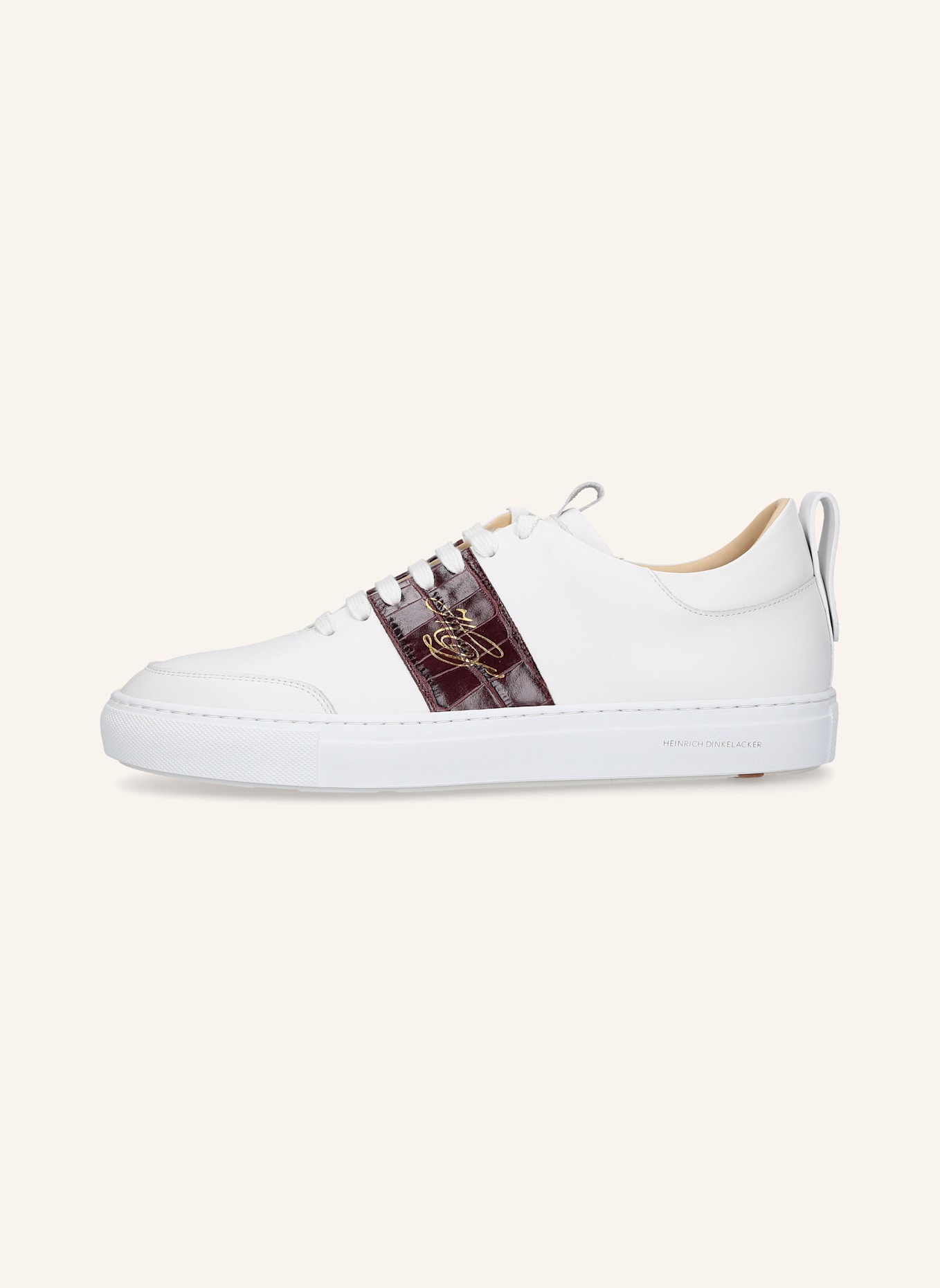 HEINRICH DINKELACKER Sneaker TURIN TENNIS SNEAKER NP: SCHWARZ/ ROT