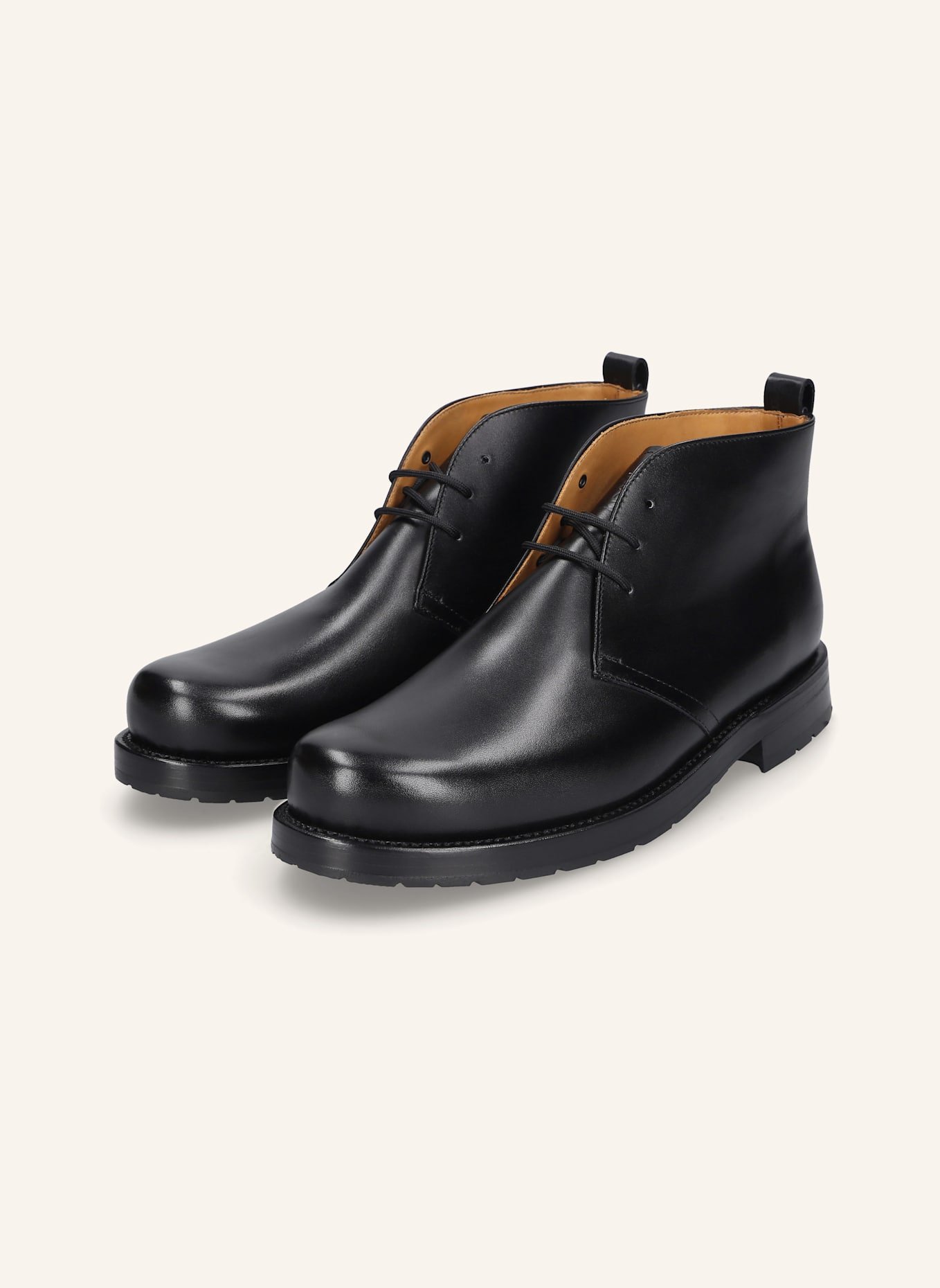 HEINRICH DINKELACKER Schnürboots RIO PLAIN BC: SCHWARZ