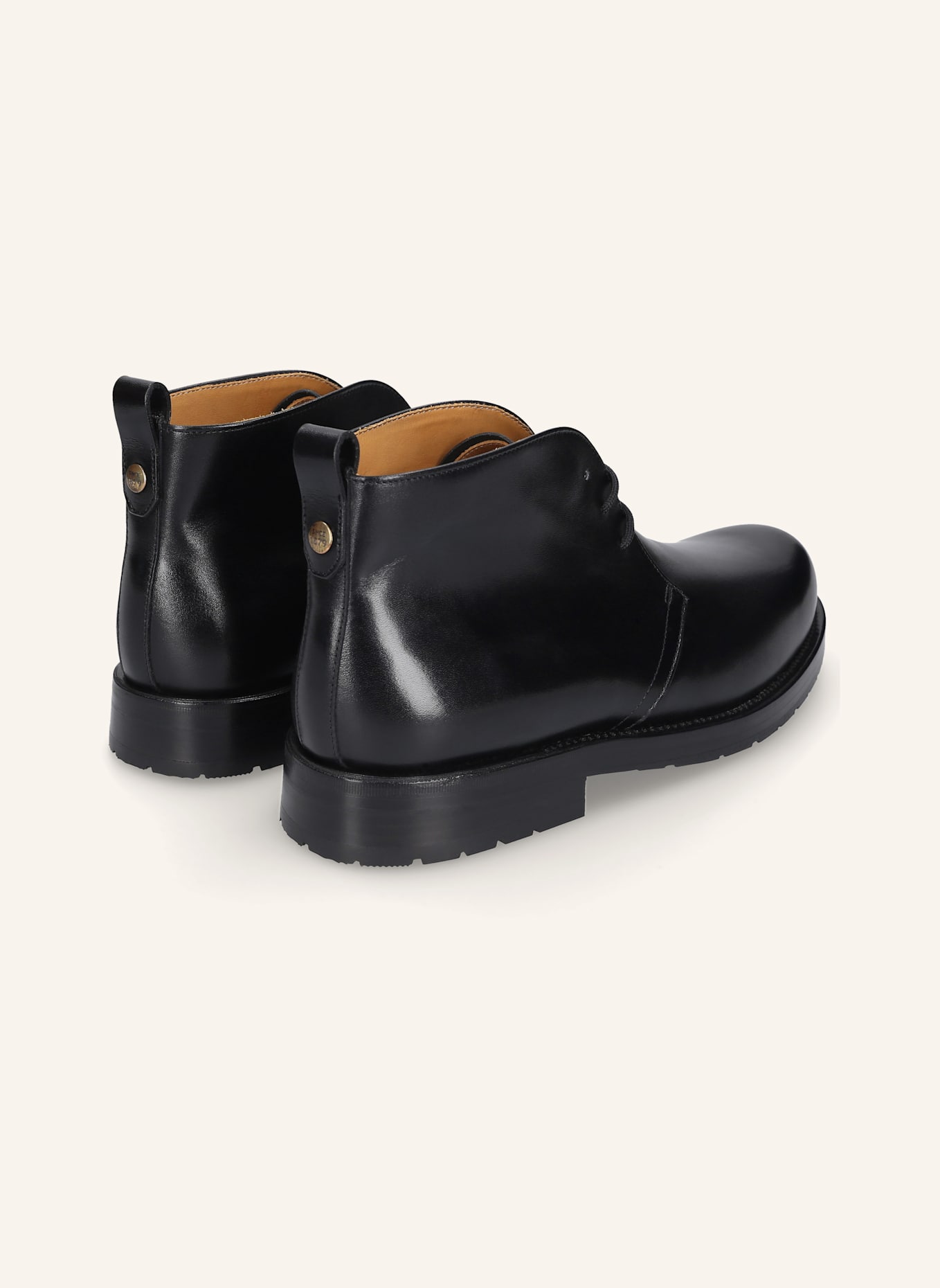 HEINRICH DINKELACKER Schnürboots RIO PLAIN BC: SCHWARZ