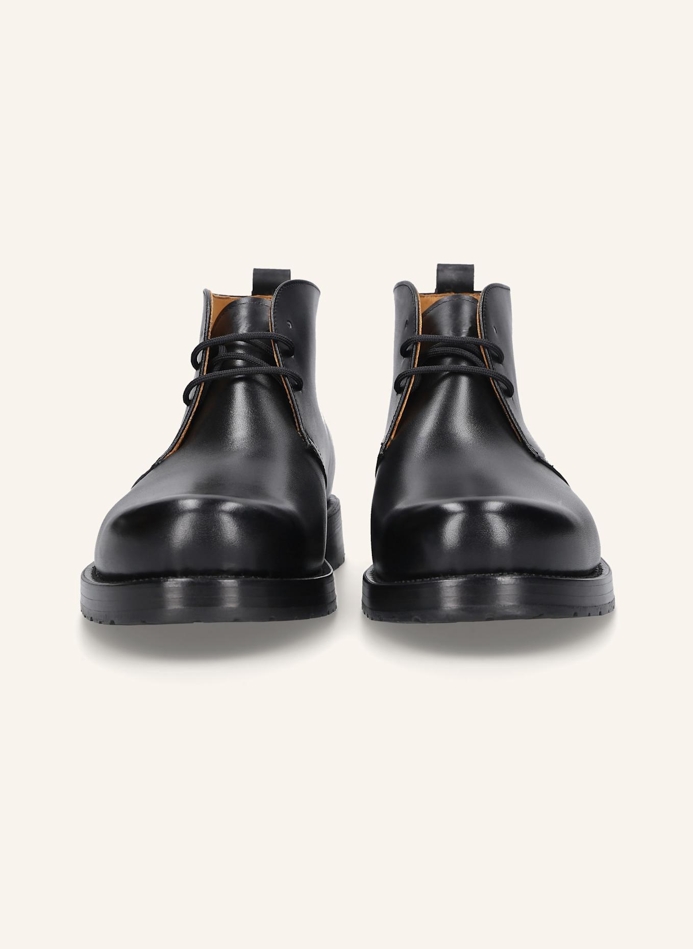 HEINRICH DINKELACKER Schnürboots RIO PLAIN BC: SCHWARZ