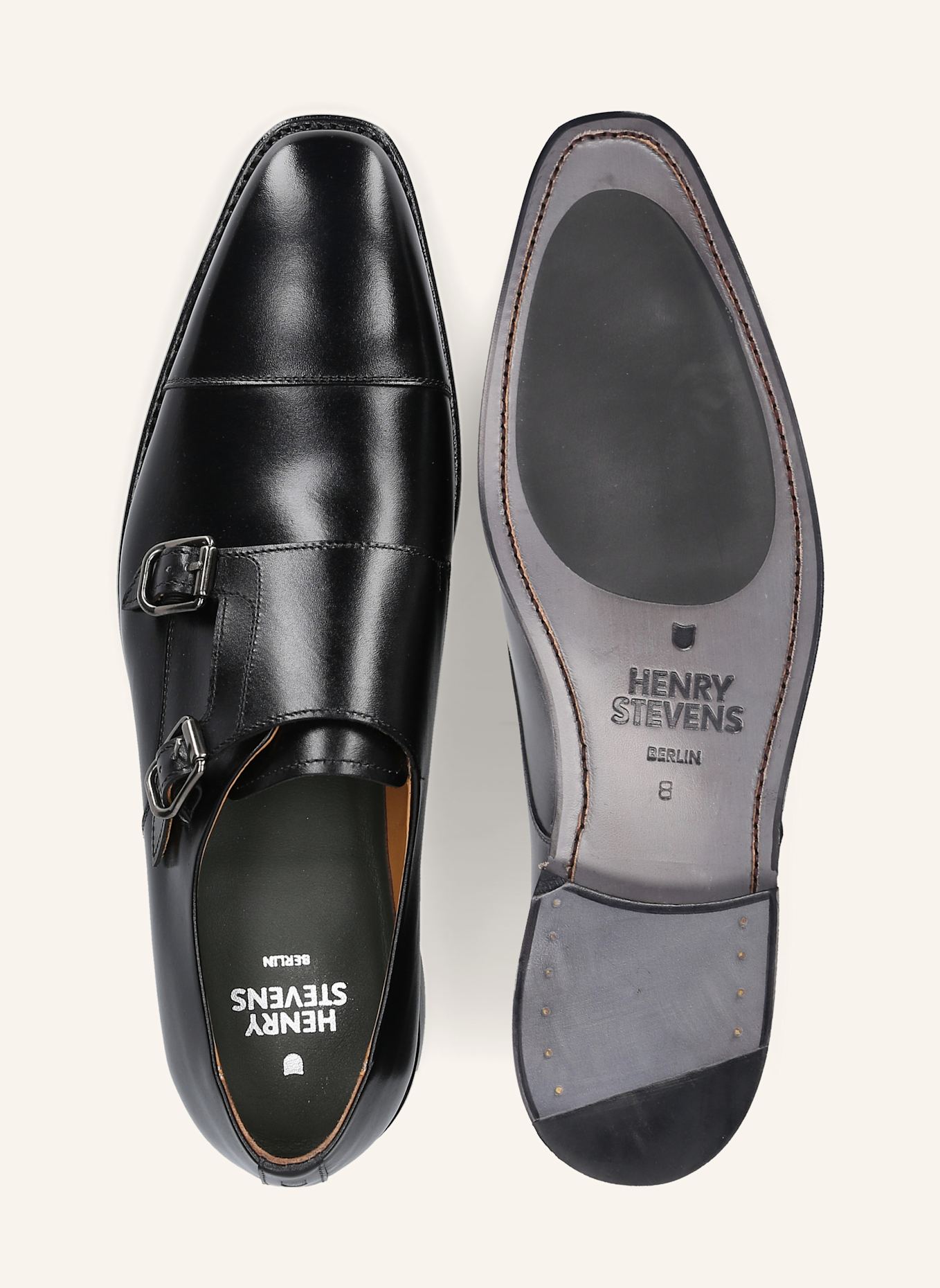 Henry Stevens Schnallenschuh LIAM CDM: SCHWARZ