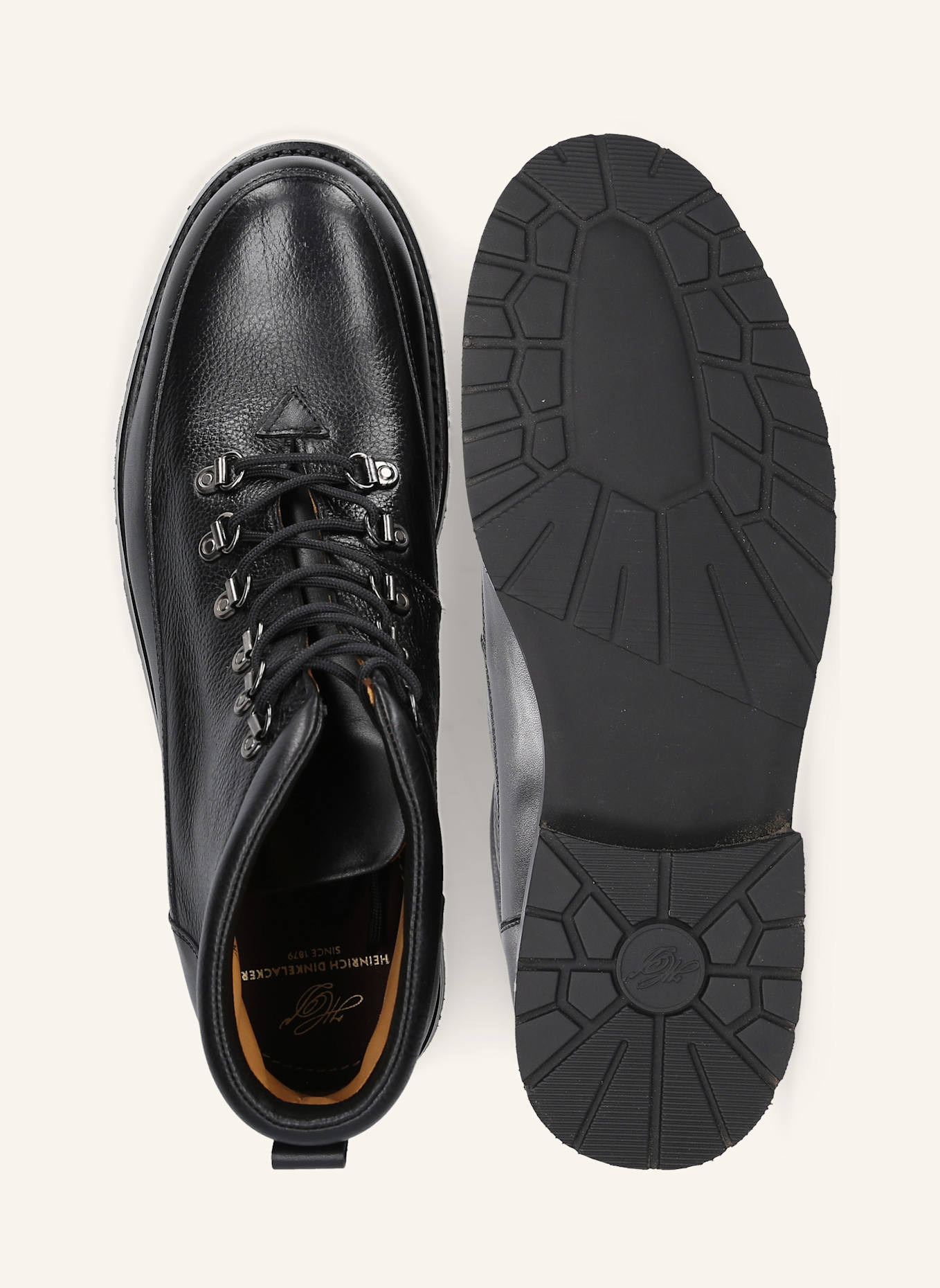 HEINRICH DINKELACKER Hiking Boots RIO WHOLECUT W: SCHWARZ