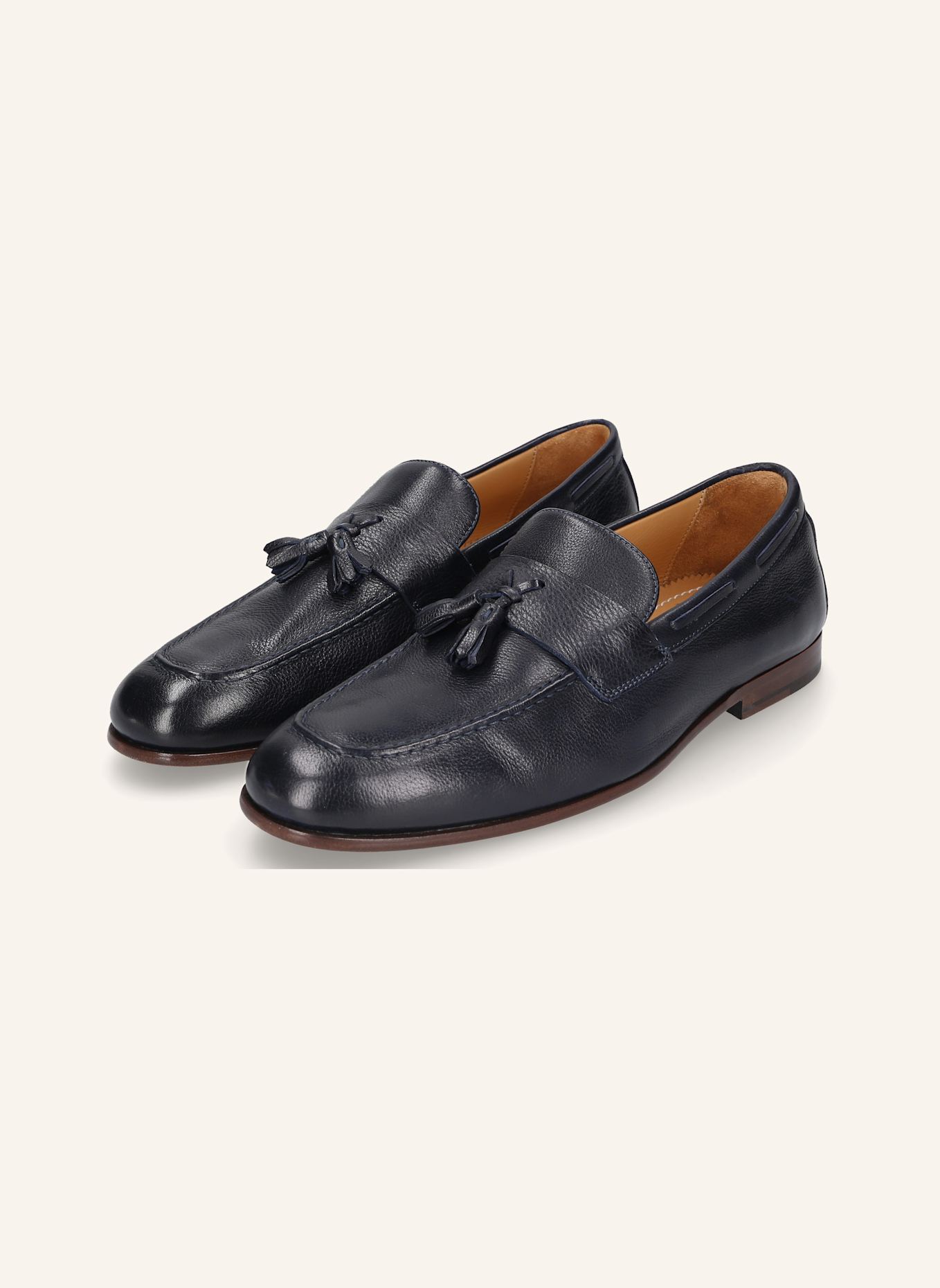 HEINRICH DINKELACKER Loafer AMALFI PLAIN TASSEL W: DUNKELBLAU