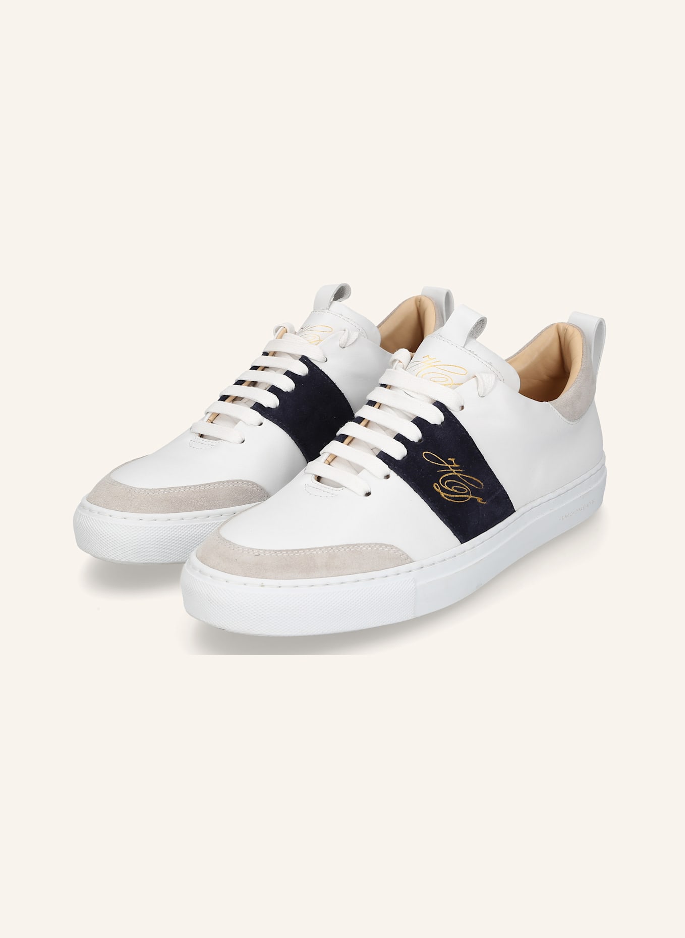 HEINRICH DINKELACKER Sneaker TURIN TENNIS SNEAKER NP: WEISS/ BLAU