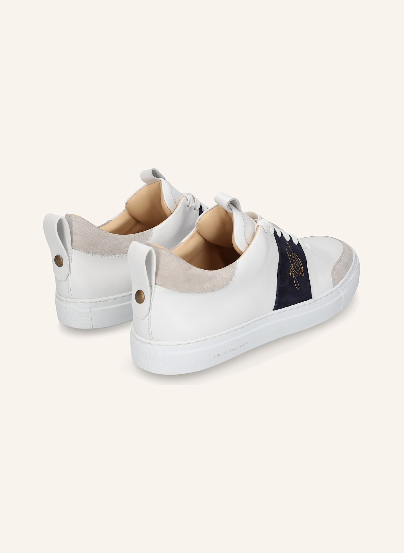 HEINRICH DINKELACKER Sneaker TURIN TENNIS SNEAKER NP: WEISS/ BLAU
