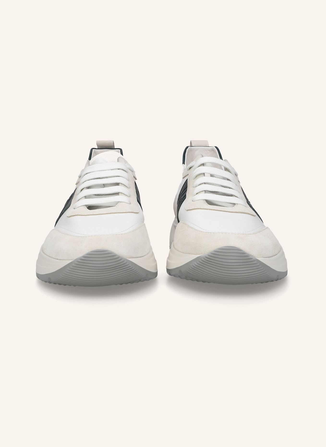 HEINRICH DINKELACKER Sneaker TORONTO SNEAKER CL: WEISS/ PETROL