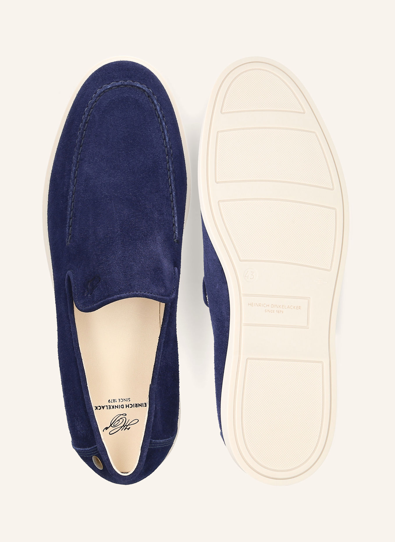 HEINRICH DINKELACKER Loafer GENUA PLAIN LOAFER V: BLAU