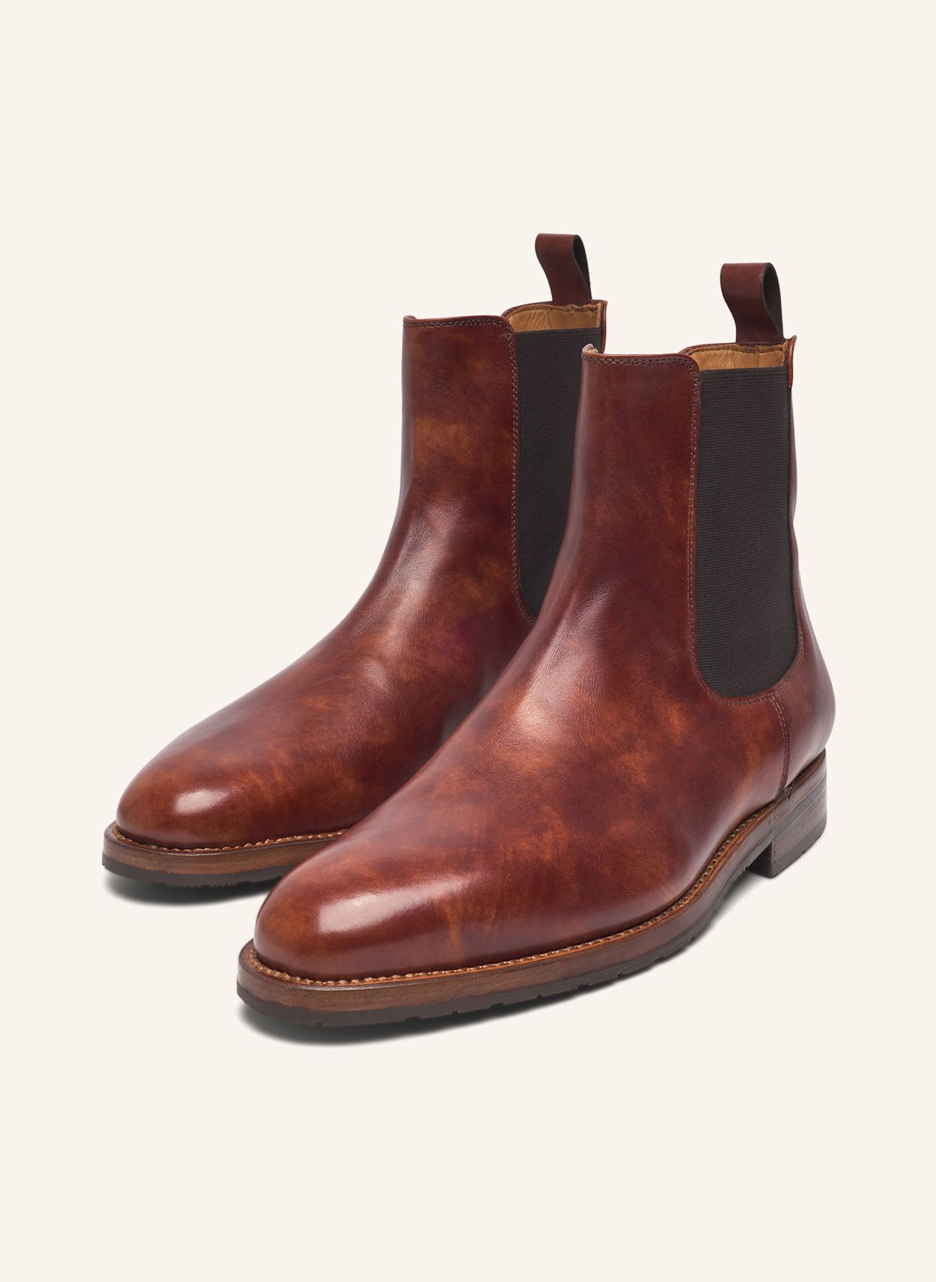 HEINRICH DINKELACKER Chelsea-Boots LUZERN PLAIN TC: COGNAC
