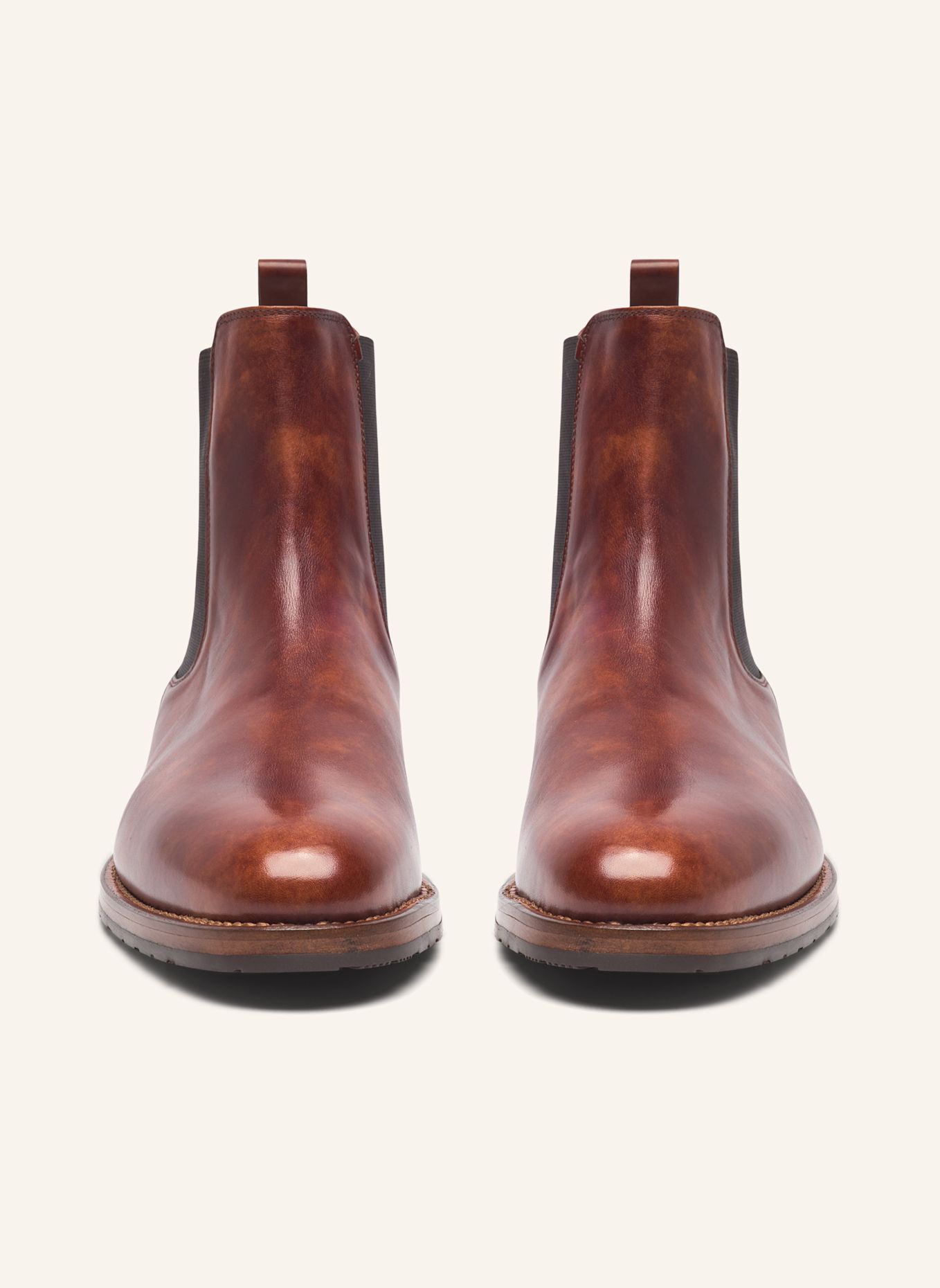 HEINRICH DINKELACKER Chelsea-Boots LUZERN PLAIN TC: COGNAC