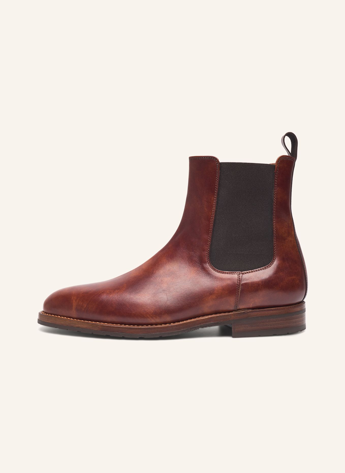 HEINRICH DINKELACKER Chelsea-Boots LUZERN PLAIN TC: COGNAC