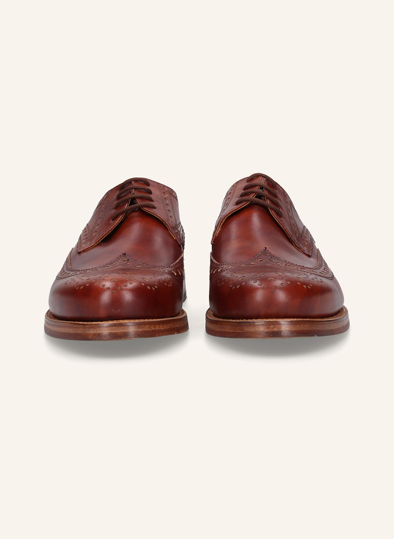 HEINRICH DINKELACKER Schnürer ZÜRICH FULL-BROGUE TC: BRAUN