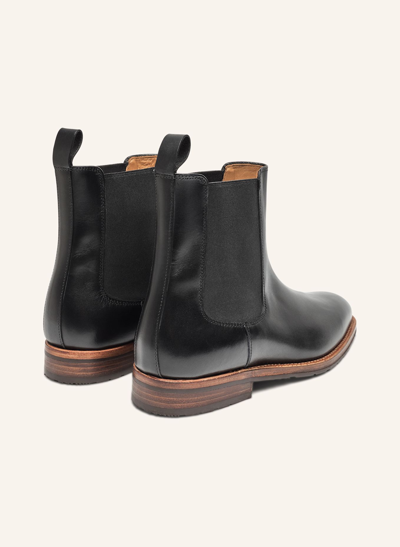 HEINRICH DINKELACKER Chelsea-Boots LUZERN PLAIN BC: SCHWARZ