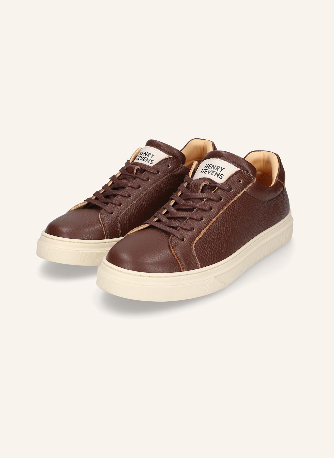 Henry Stevens Sneaker TRAVIS S1: DUNKELBRAUN