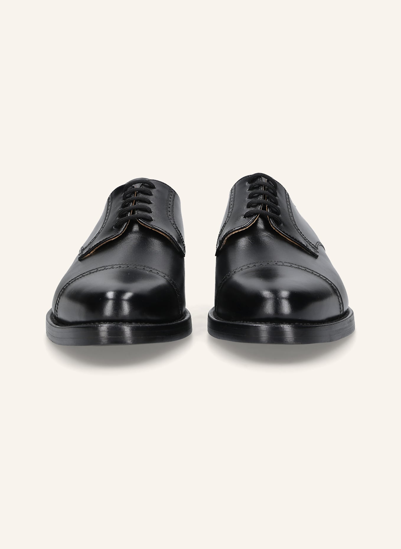 HEINRICH DINKELACKER Schnürer MILANO QUARTER-BROGUE BC: SCHWARZ