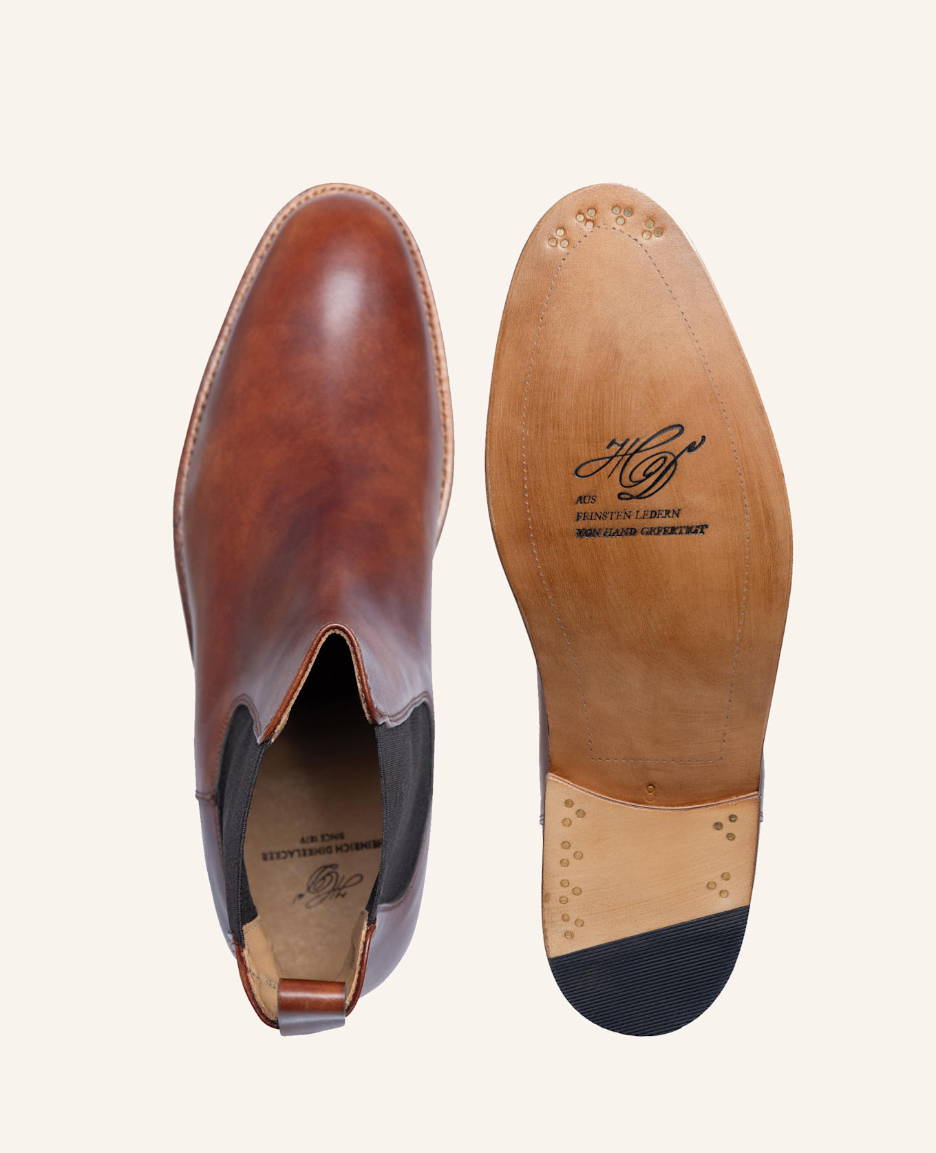 HEINRICH DINKELACKER Boots LUZERN PLAIN TC: COGNAC