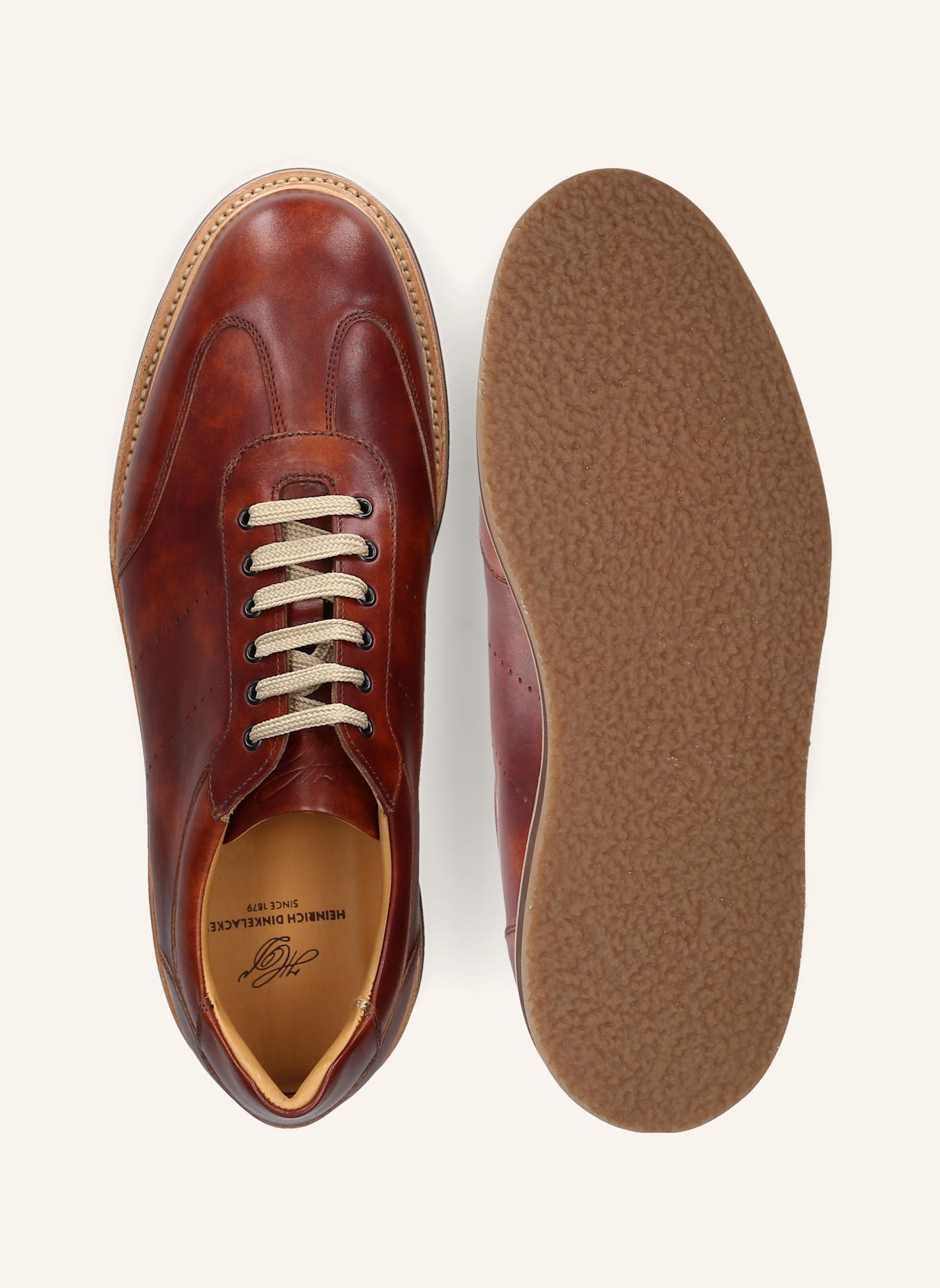 HEINRICH DINKELACKER Sneaker LONDON SNEAKER TC: BRAUN