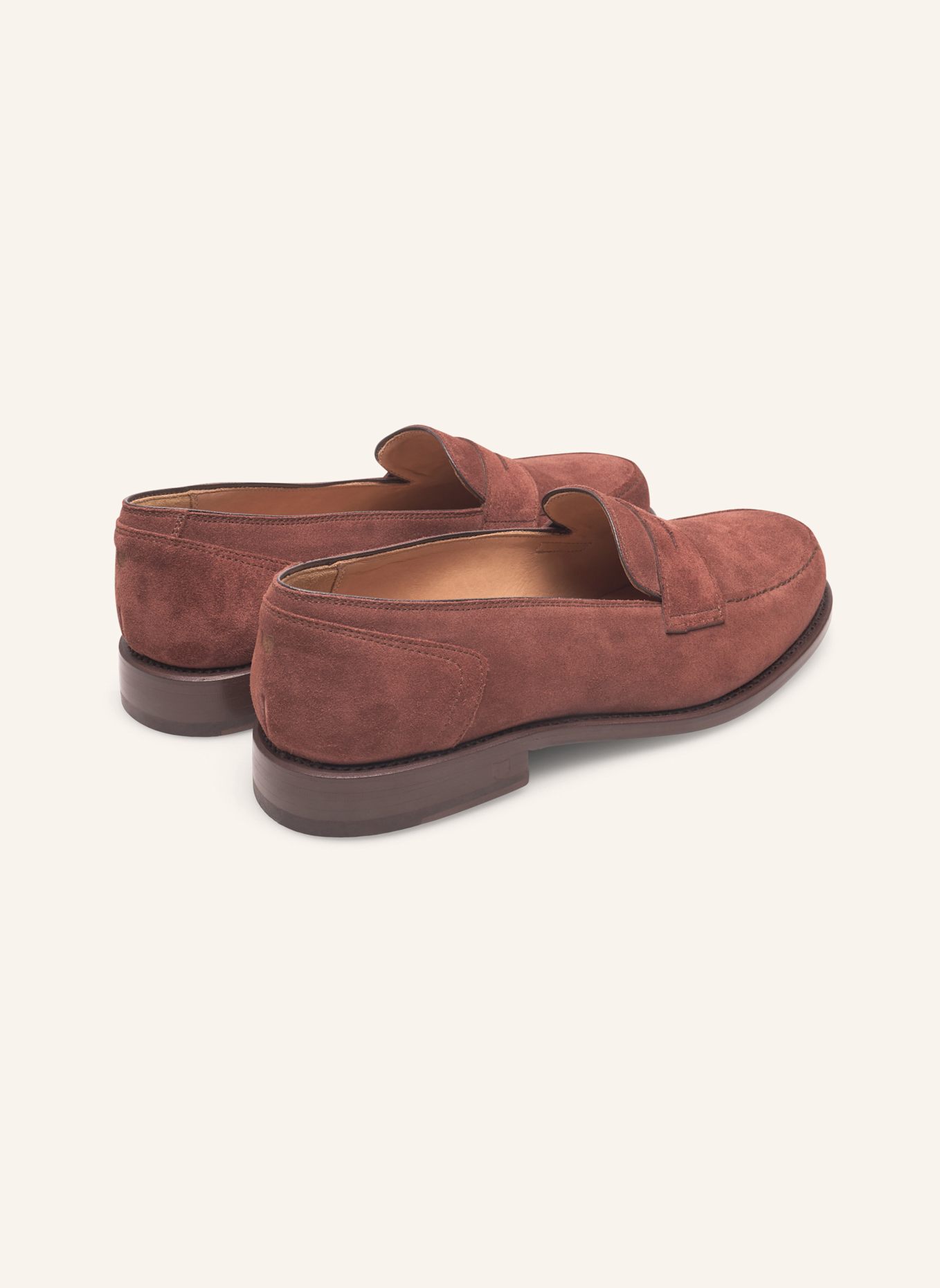 Henry Stevens Loafer HAYWOOD PL: BRAUN/ ROT