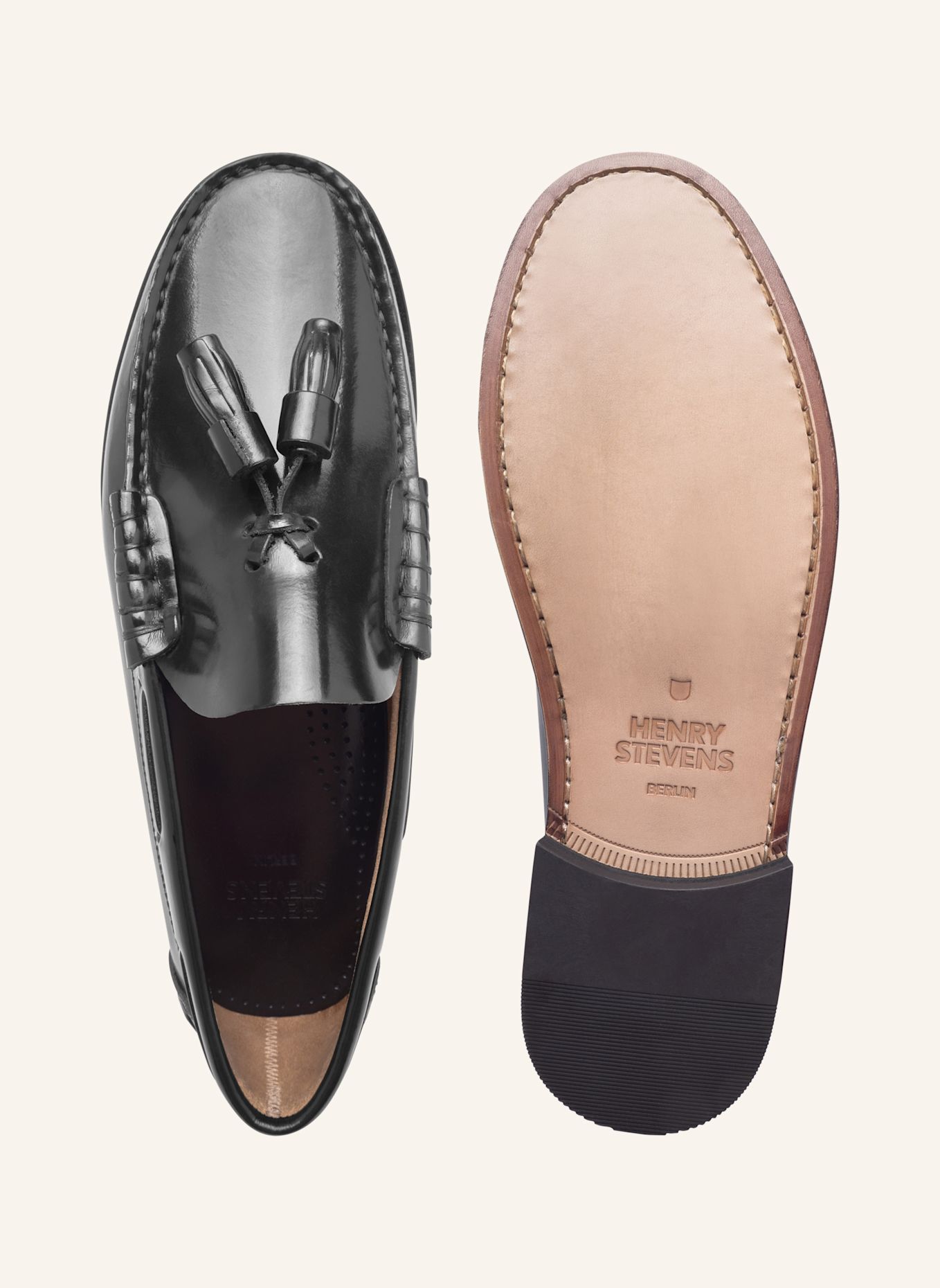 Henry Stevens Loafer M TL: SCHWARZ