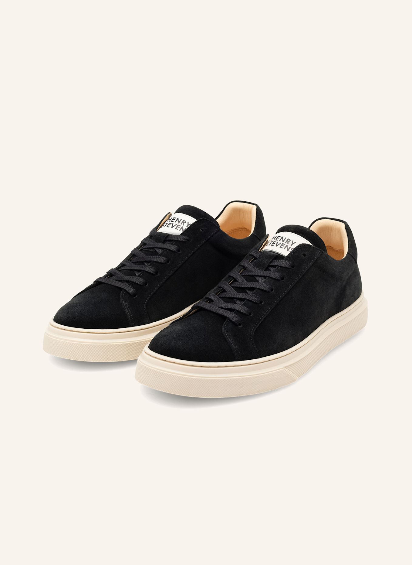 Henry Stevens Sneaker TRAVIS S1: SCHWARZ
