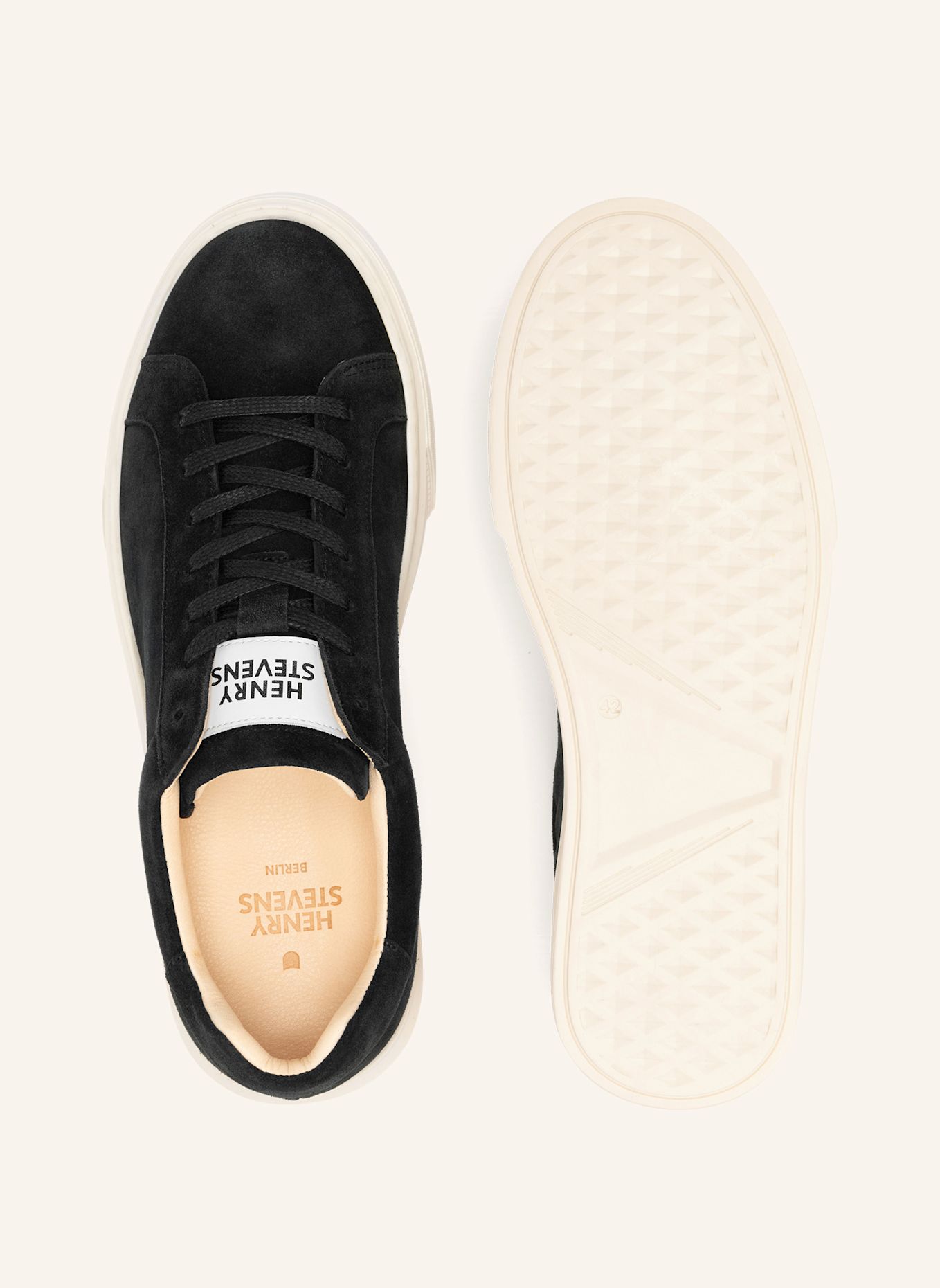 Henry Stevens Sneaker TRAVIS S1: SCHWARZ