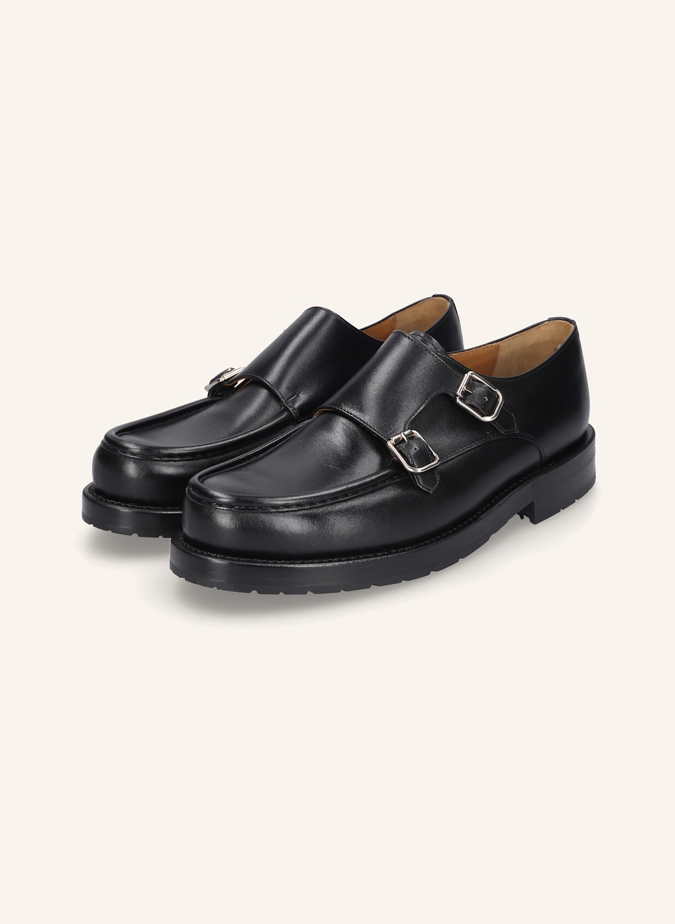 HEINRICH DINKELACKER Schnallenschuh RIO NORWEGER BC: SCHWARZ