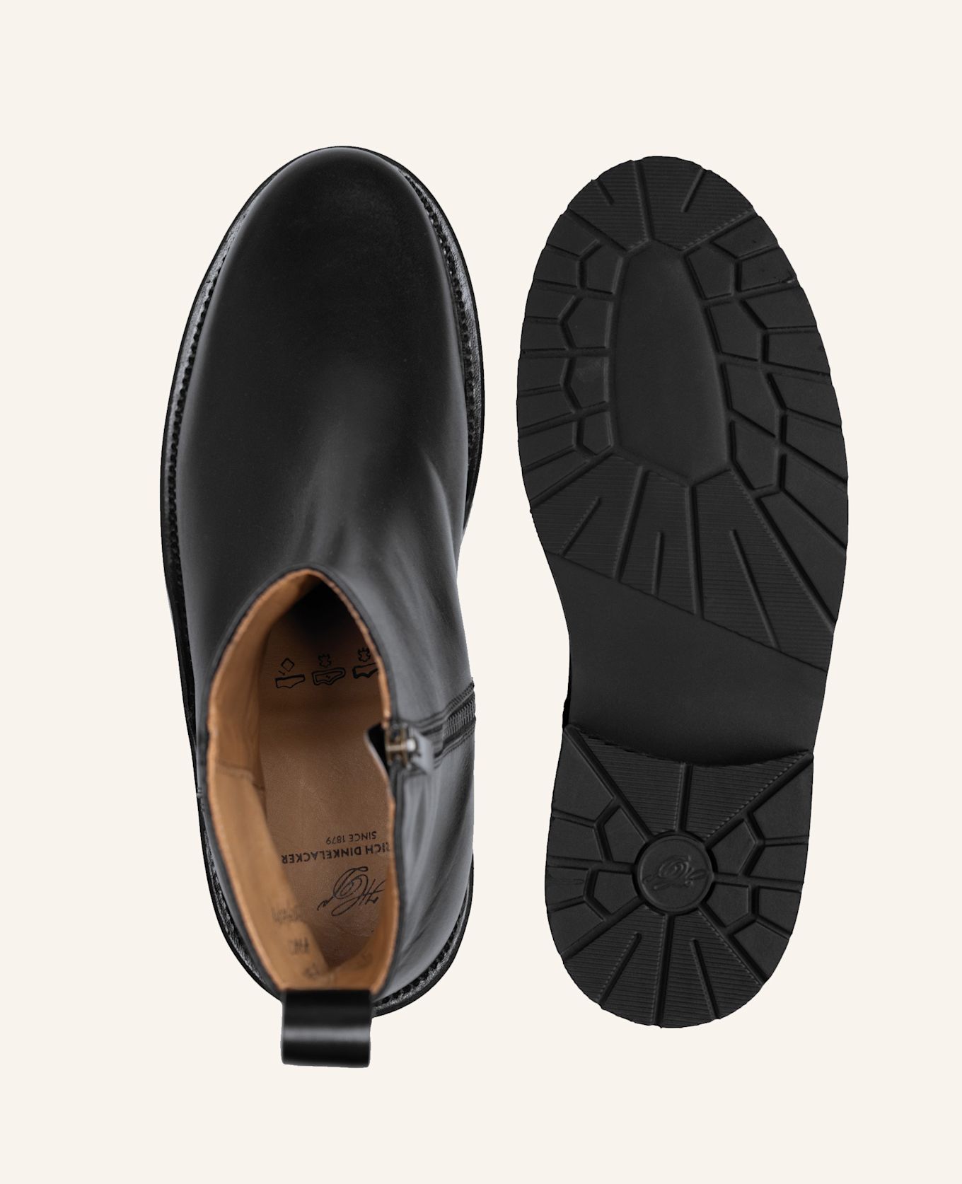 HEINRICH DINKELACKER Boots RIO PLAIN BC: ZWART