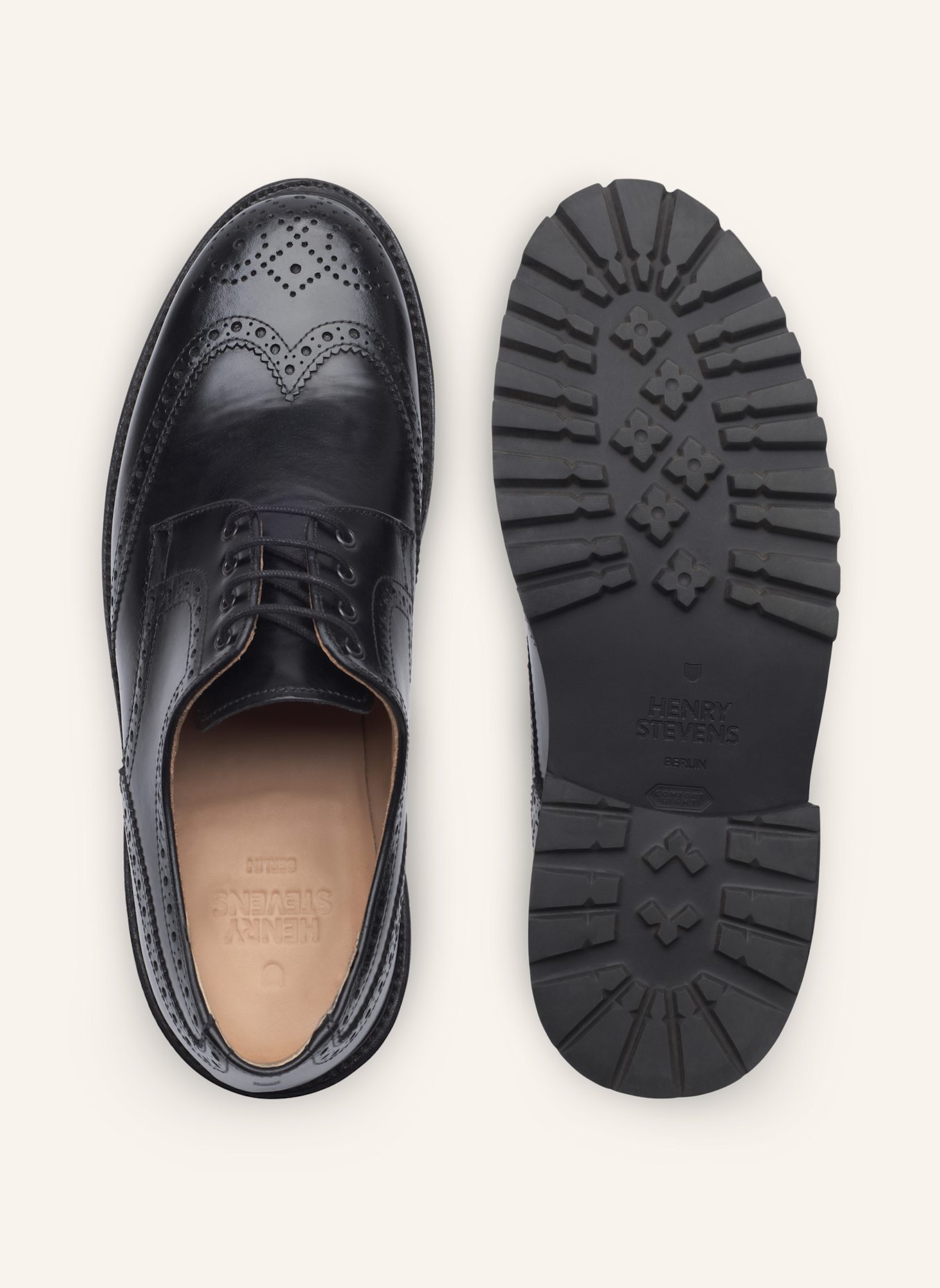 Henry Stevens Schnürer HARRY FBD5: SCHWARZ