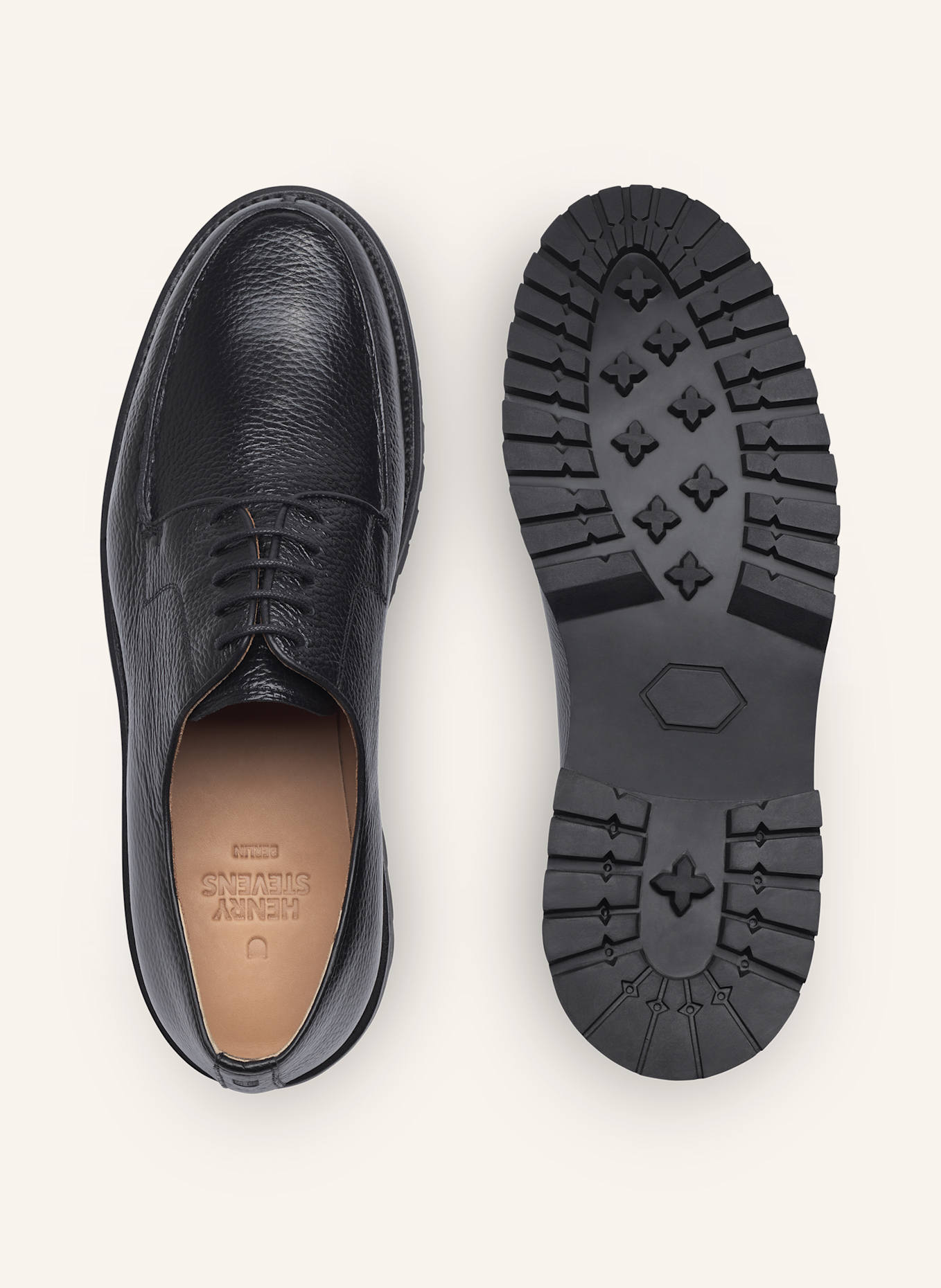 Henry Stevens Schnürer HAYWOOD N3: SCHWARZ